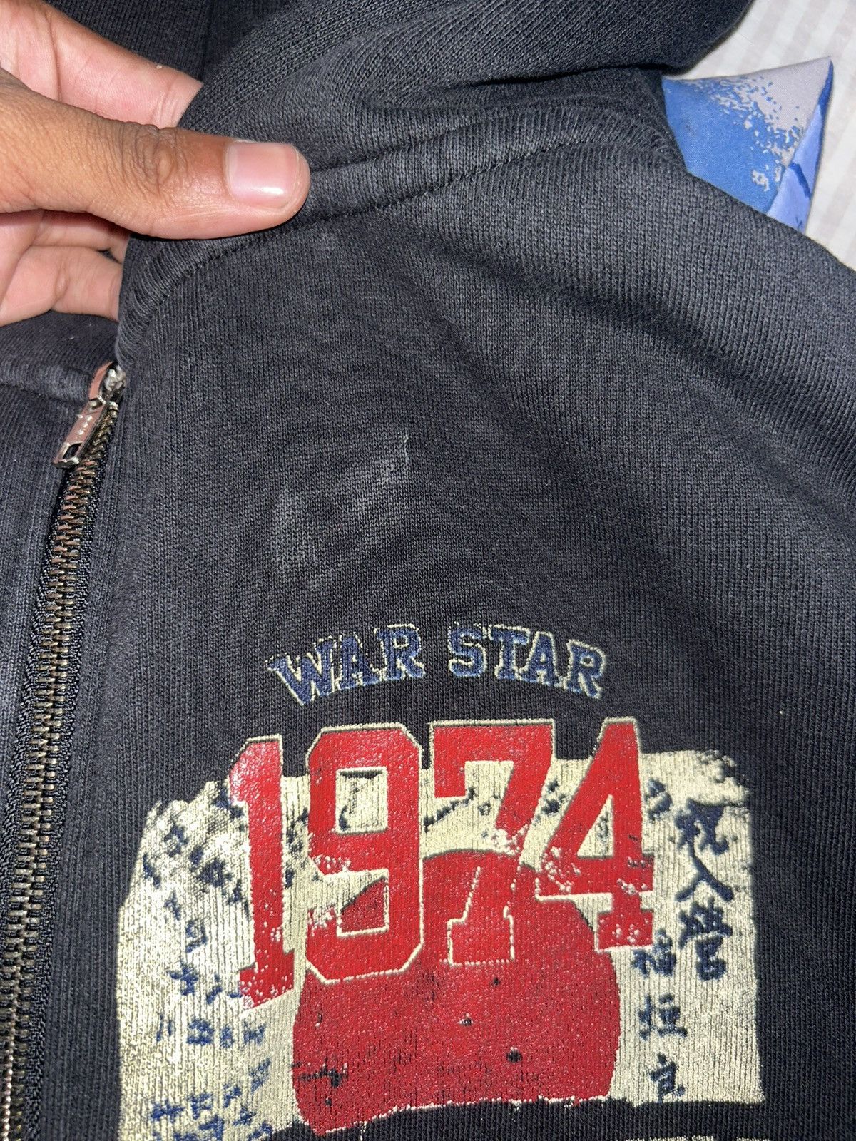 Designer × Vintage 74 IS WAR COLUMBINE HOODIE Size US L / EU 52-54 / 3 - 3 Thumbnail