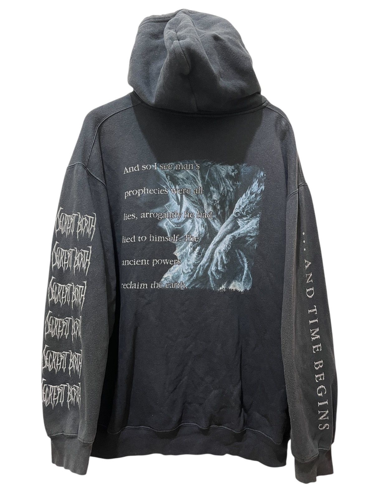 Band Tees Decrepit Birth And time begins Hoodie Size US XL / EU 56 / 4 - 5 Thumbnail