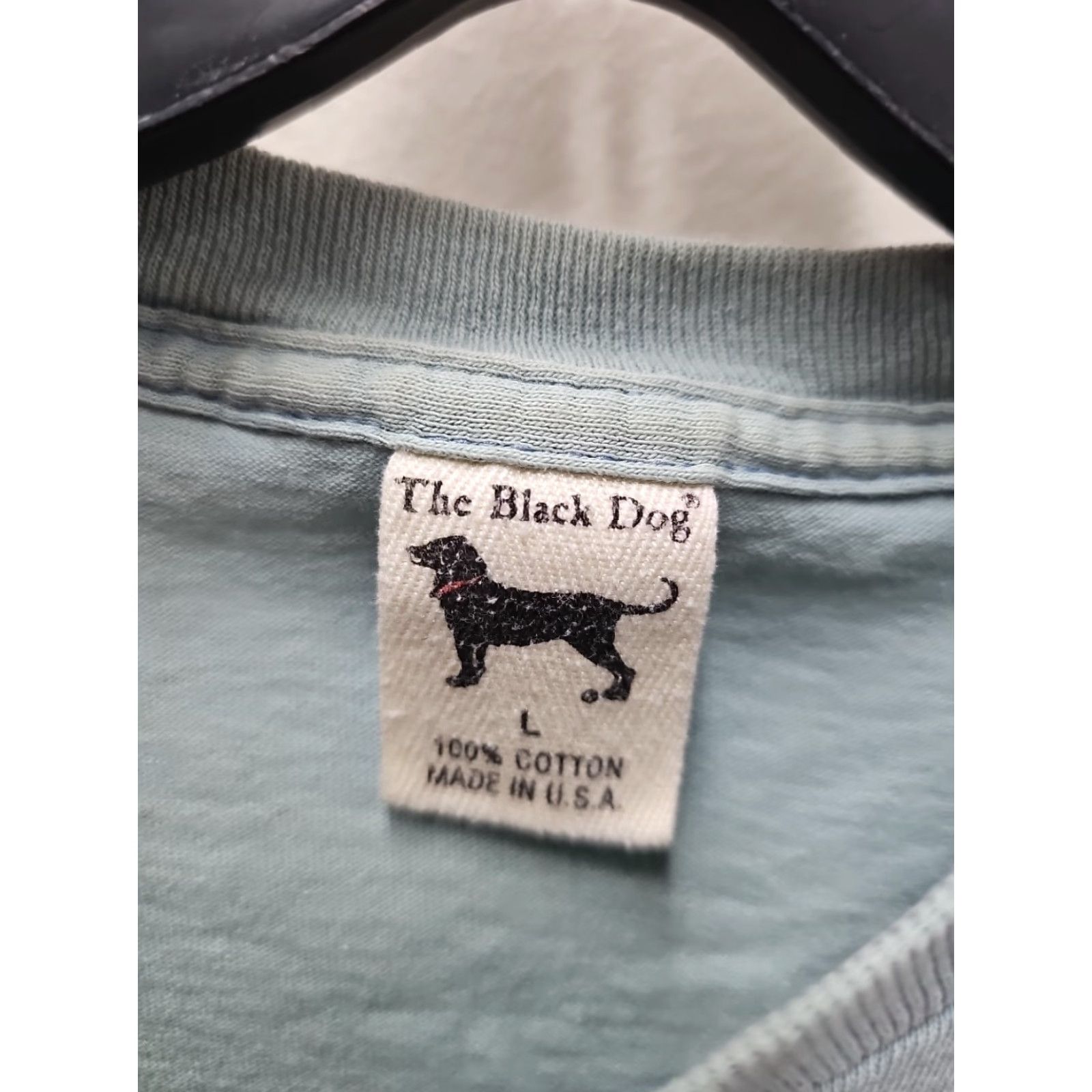 Vintage Martha's Vineyard Vintage The Black Dog September 11 9/11 Shirt Size Large Crew Neck Cotton T-Shirt Men Green Graphic Print 90s Distressed Size US L / EU 52-54 / 3 - 3 Thumbnail