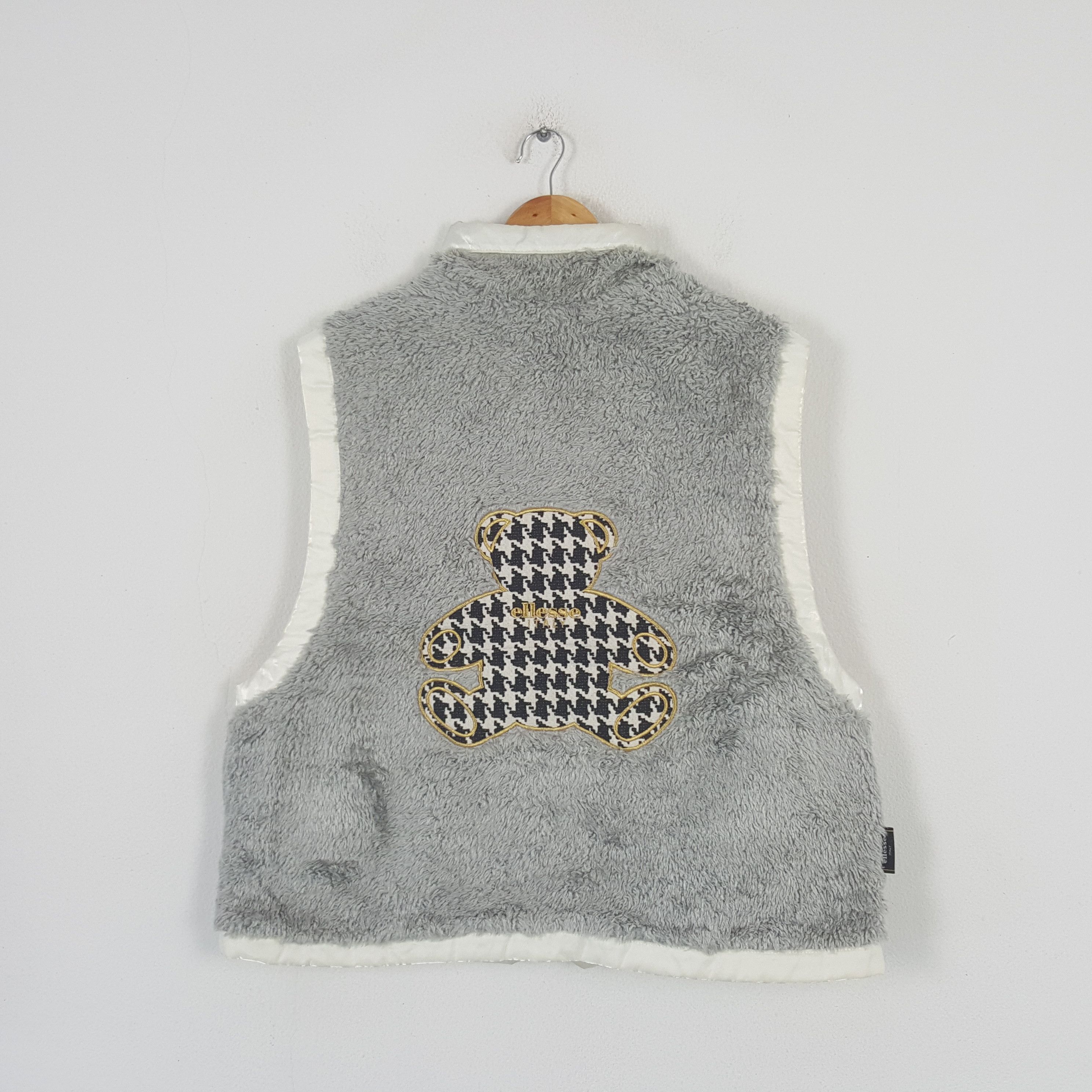 Ellesse × Vintage Vintage Ellesse Italy Reversible Fleece Vest Jacket C283N15 Size US L / EU 52-54 / 3 - 1 Thumbnail