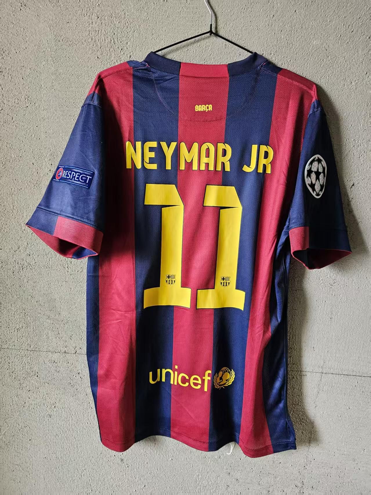 Other 2014 15 Barcelona 11 Neymar Jersey Size US L / EU 52-54 / 3 - 1 Thumbnail