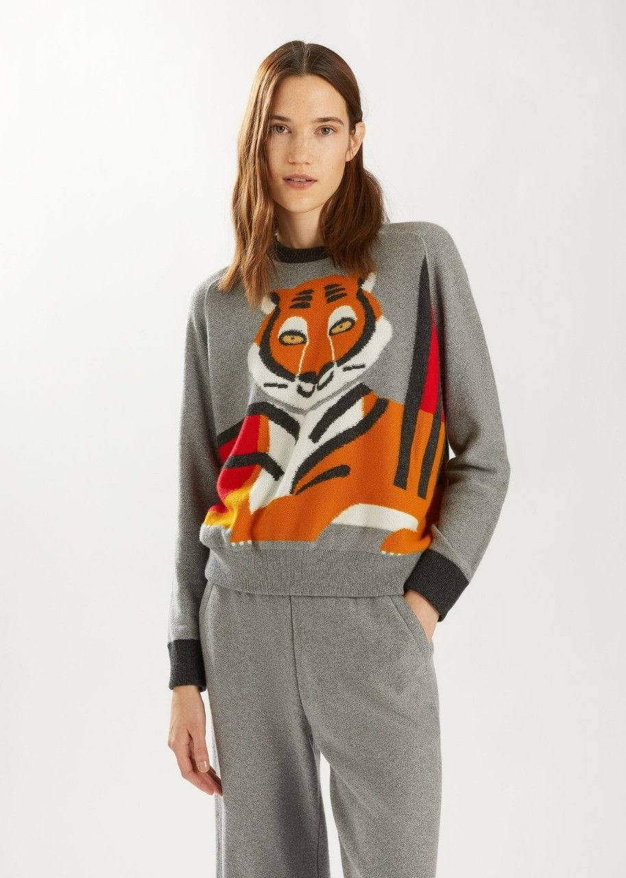 Loro Piana o1srvl11e0524 Sweater in Grey Size M / US 6-8 / IT 42-44 - 2 Thumbnail