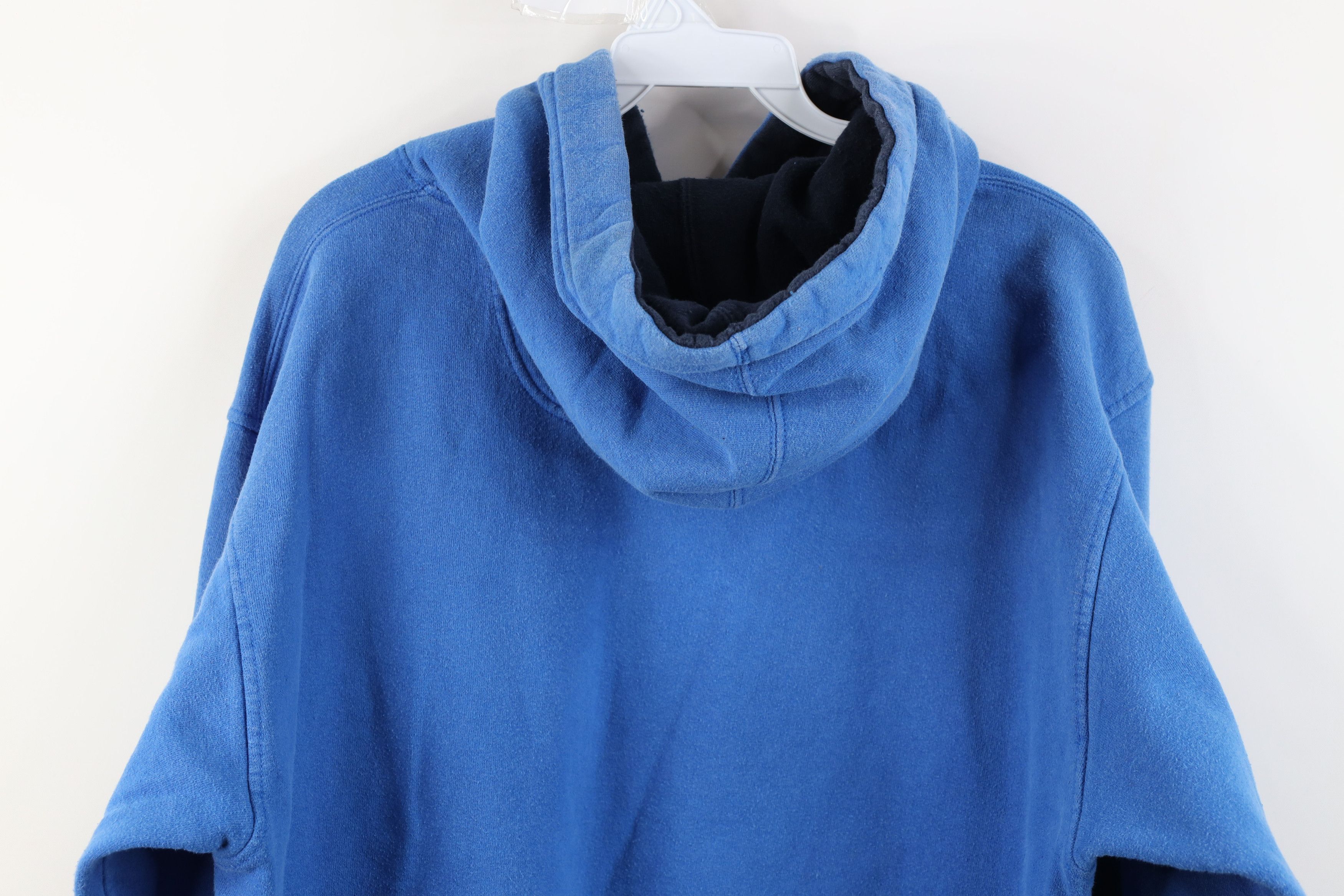 Champion Vintage 90s Y2K Champion Heavyweight Hoodie Sweatshirt Blue Size US M / EU 48-50 / 2 - 11 Thumbnail