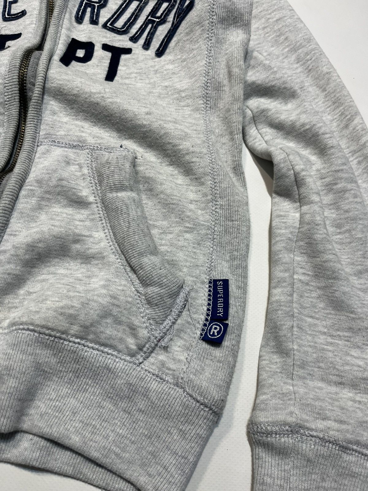 If Six Was Nine Vintage LGB Style Superdry Fur Faux Zip Hoodie Size S / US 4 / IT 40 - 3 Thumbnail