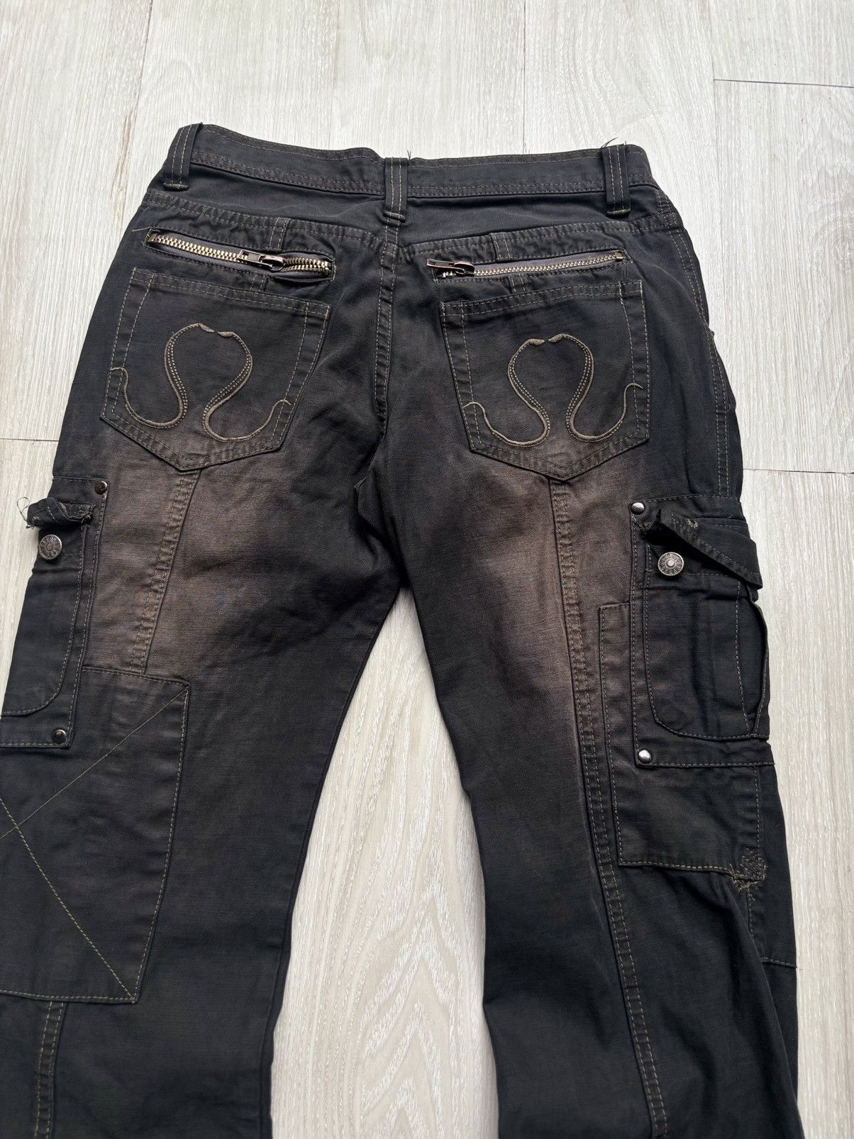 CIVARIZE CIVARIZE patchwork flare cargo pants Size US 28 / EU 44 - 7 Thumbnail