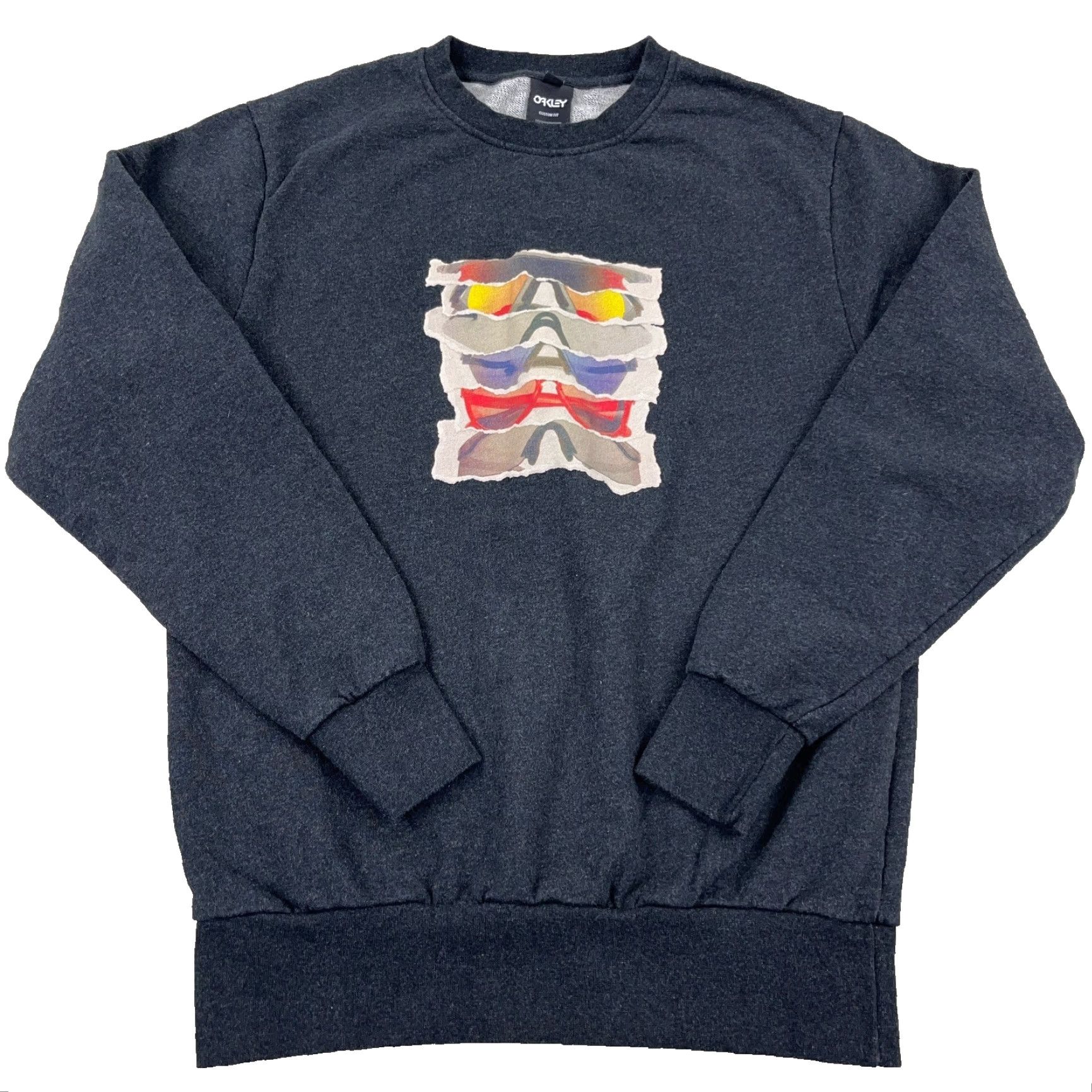 Oakley Oakley Sweatshirt Men Medium Gray Crewneck Pullover Logo Graphic Print All Seasons Regular Fit Hoodie? Size US M / EU 48-50 / 2 - 2 Thumbnail