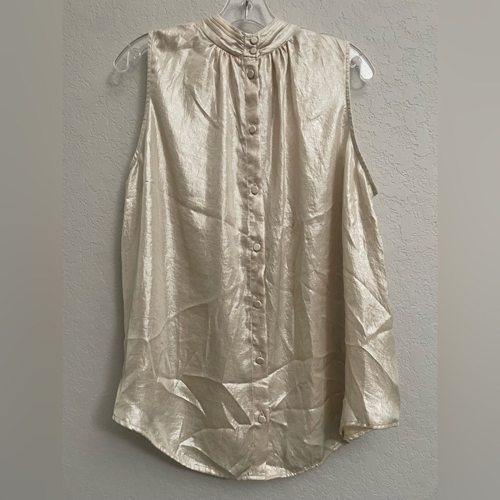 Anthropologie Maeve Anthropologie Romilly Sleeveless Blouse Women 16W Size XXL / US 16-18 / IT 52-54 - 7 Thumbnail