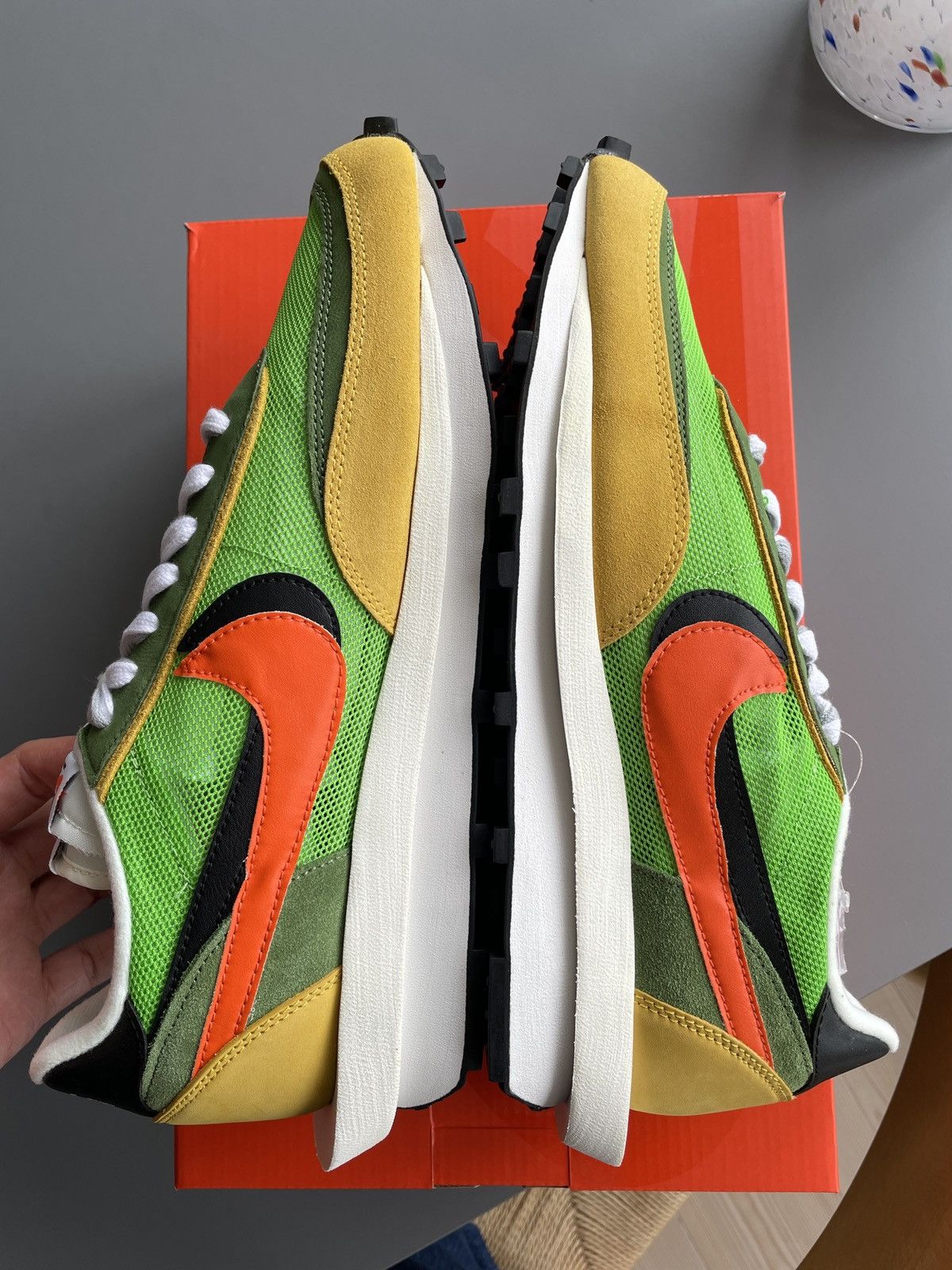 Nike × Sacai Nike x Sacai ‘Green Gustoi Size US 11.5 / EU 44-45 - 6 Thumbnail