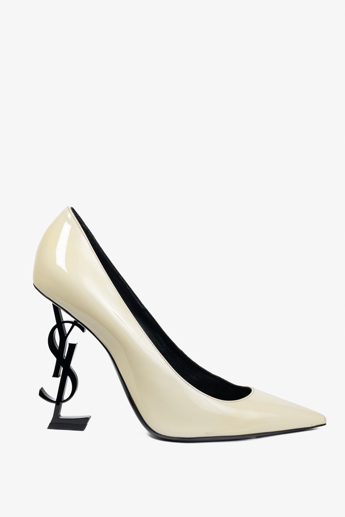 Saint Laurent Paris Saint Laurent Opyum Patent YSL Cassandre Pointed-Toe Pumps Size US 9 / IT 39 - 1 Thumbnail