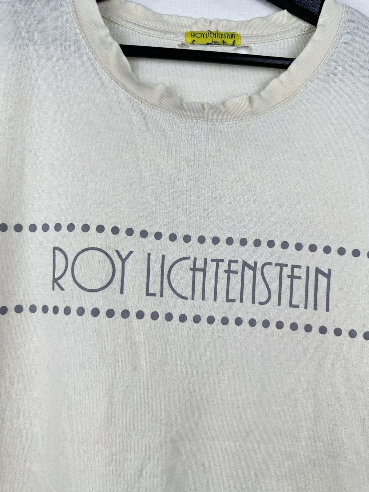 Vintage Distressed Roy Lichtenstein Tee Size US L / EU 52-54 / 3 - 4 Thumbnail