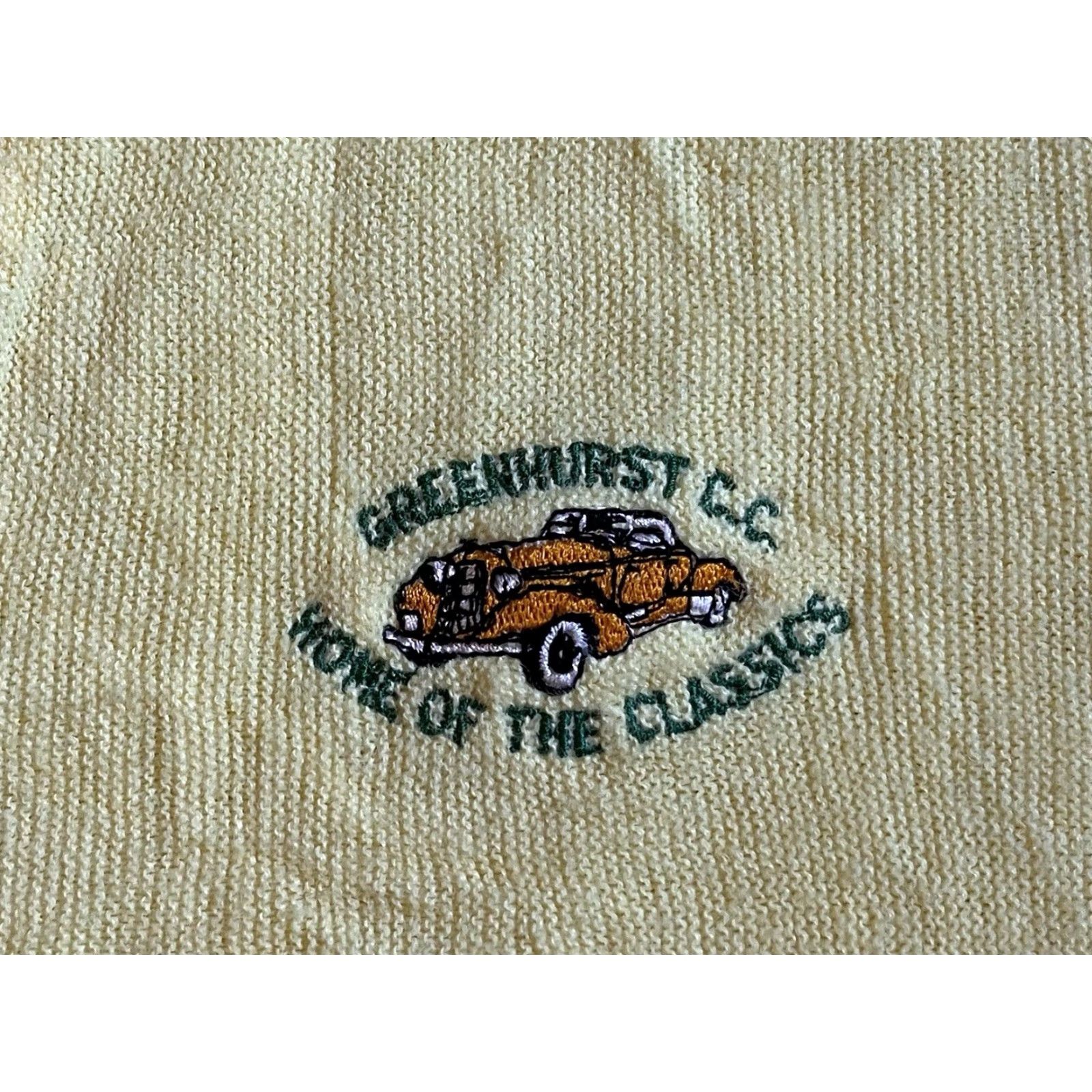 Vintage VINTAGE Etonic Greenhurst Country Club Golf Cardigan Sweater Men’s L Yellow Shirt Size US L / EU 52-54 / 3 - 3 Thumbnail