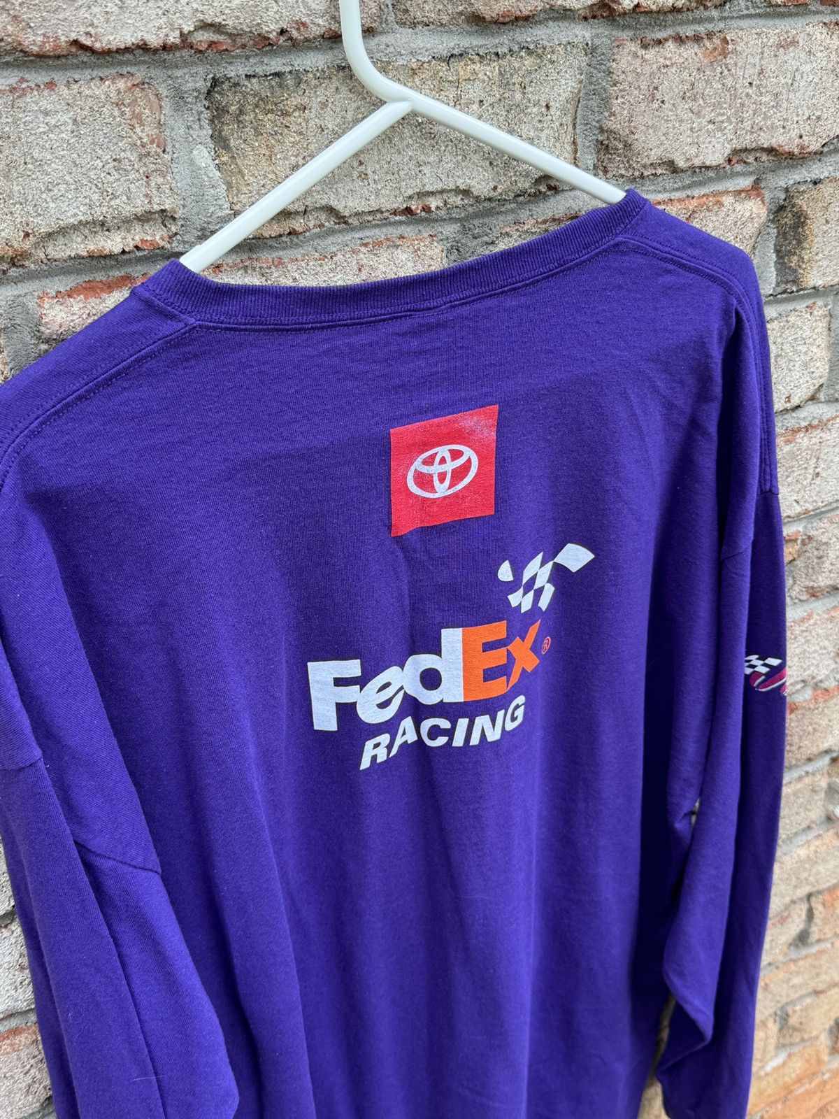 Jerzees Joe Gibbs Racing Fedex Racing Toyota long sleeve shirt Size US XXL / EU 58 / 5 - 5 Thumbnail