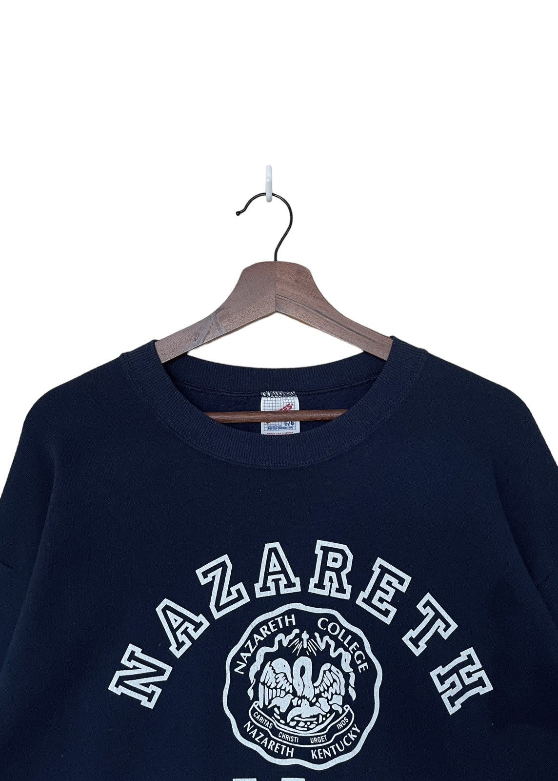 Vintage Vintage Nazareth College Sweatshirt 1990s Size US L / EU 52-54 / 3 - 5 Thumbnail