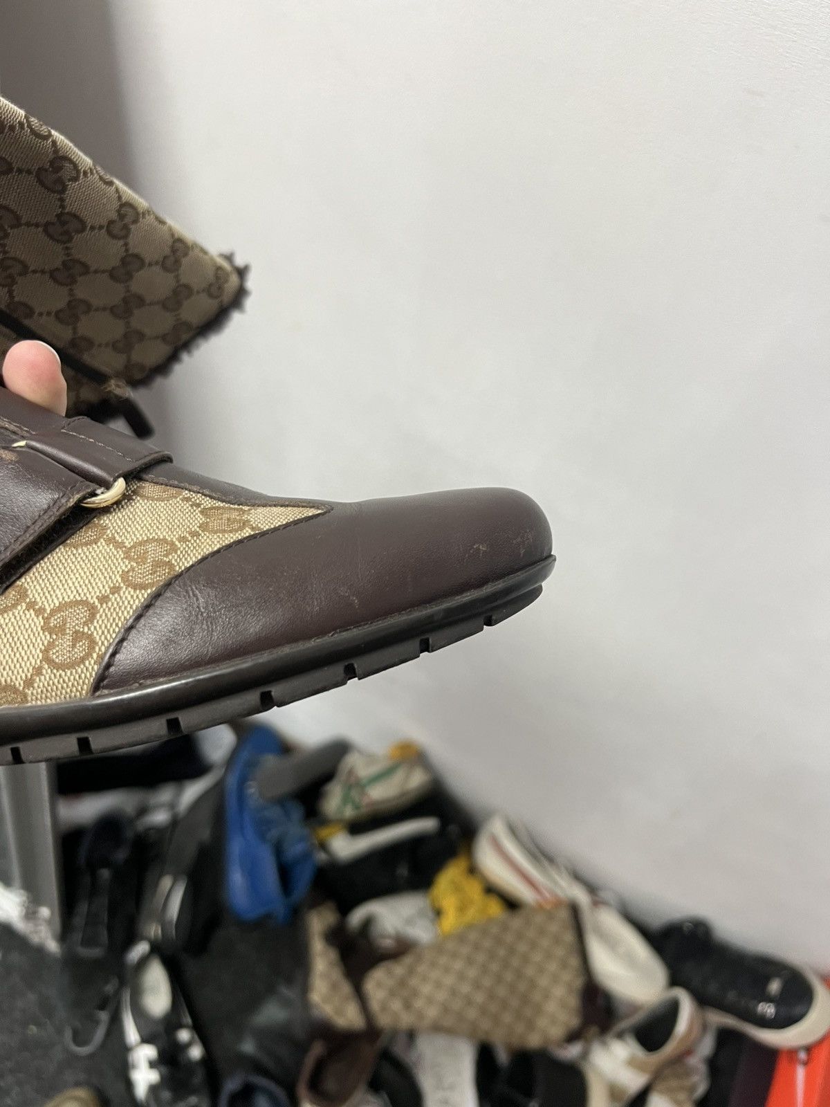 Gucci Vintage Boots Gucci Monogram Leather Luxury Size US 6.5 / IT 36.5 - 8 Thumbnail