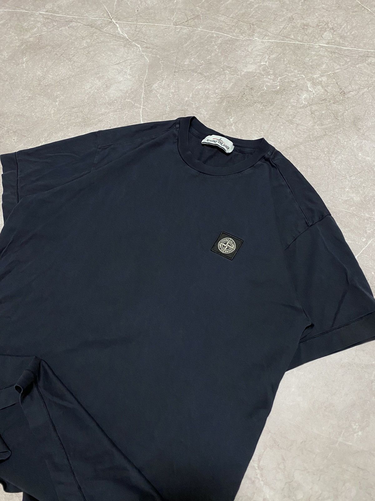 Massimo Osti × Stone Island × Vintage Classic Stone Island Patch Program Blue T Shirt Size US M / EU 48-50 / 2 - 4 Thumbnail