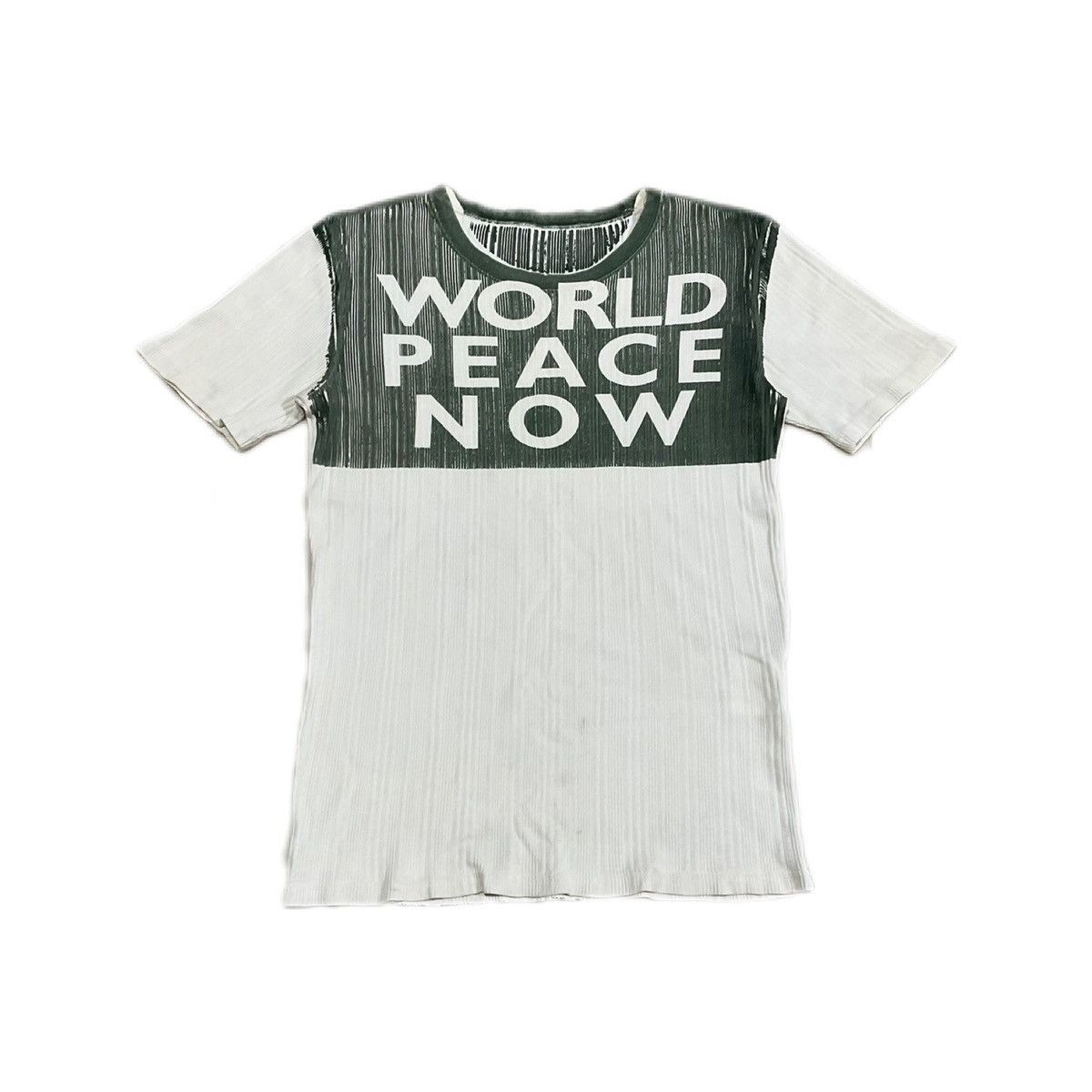 Designer × Katharine Hamnett London 🔥Vintage Katharine Hamnett World Peace Now Shirt Size US M / EU 48-50 / 2 - 1 Thumbnail