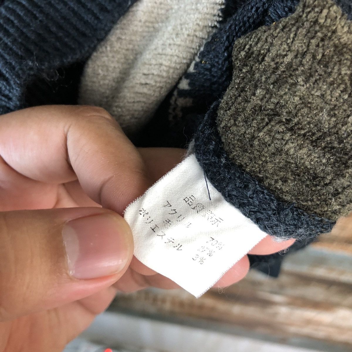 Homespun Knitwear × Japanese Brand × Vintage Aitals Zeal Black stripe Knitwear sweatshirt #A1559 Size US M / EU 48-50 / 2 - 10 Thumbnail