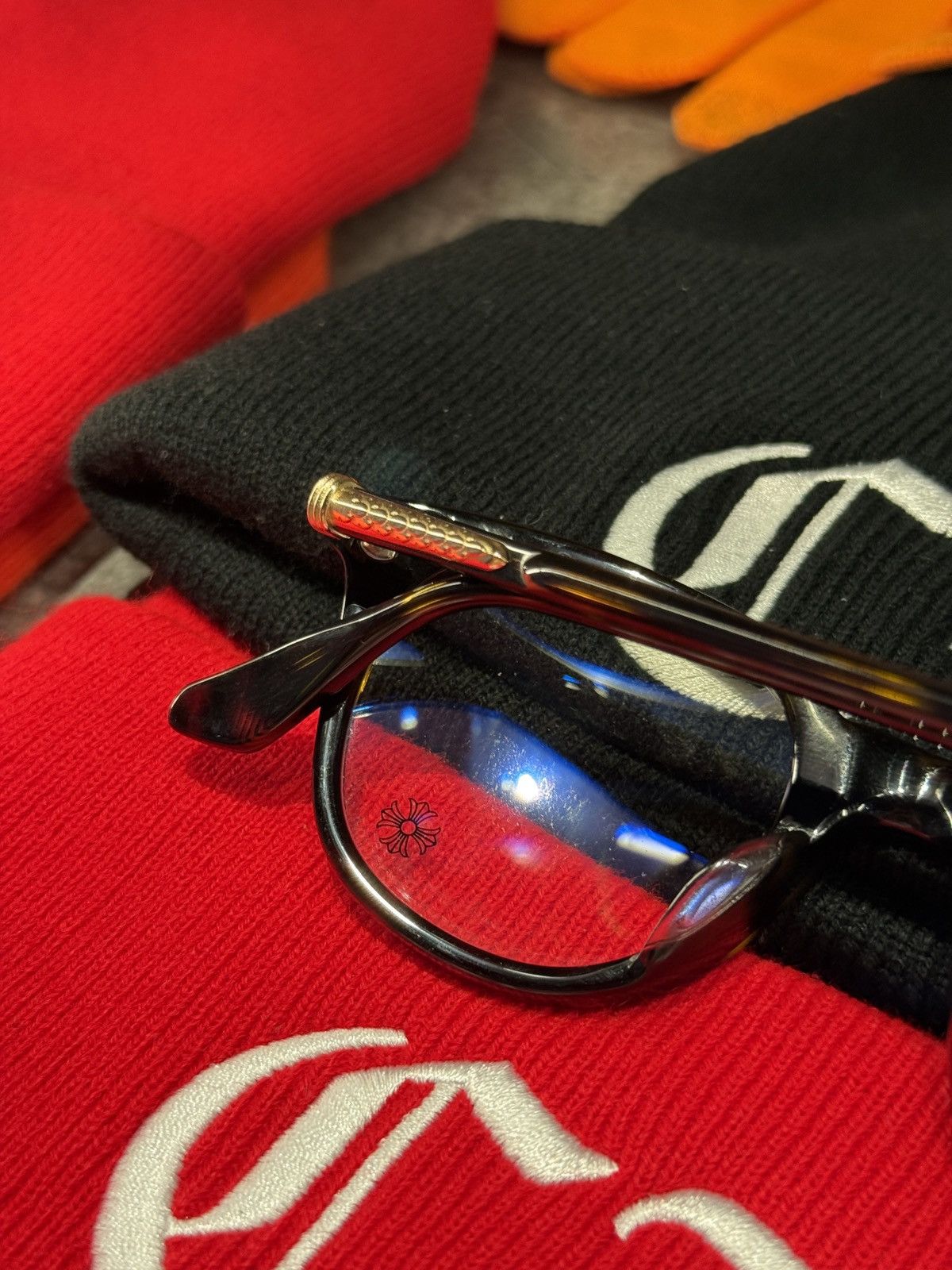 Chrome Hearts Chrome Hearts Just In Brown Glasses Size ONE SIZE - 9 Thumbnail