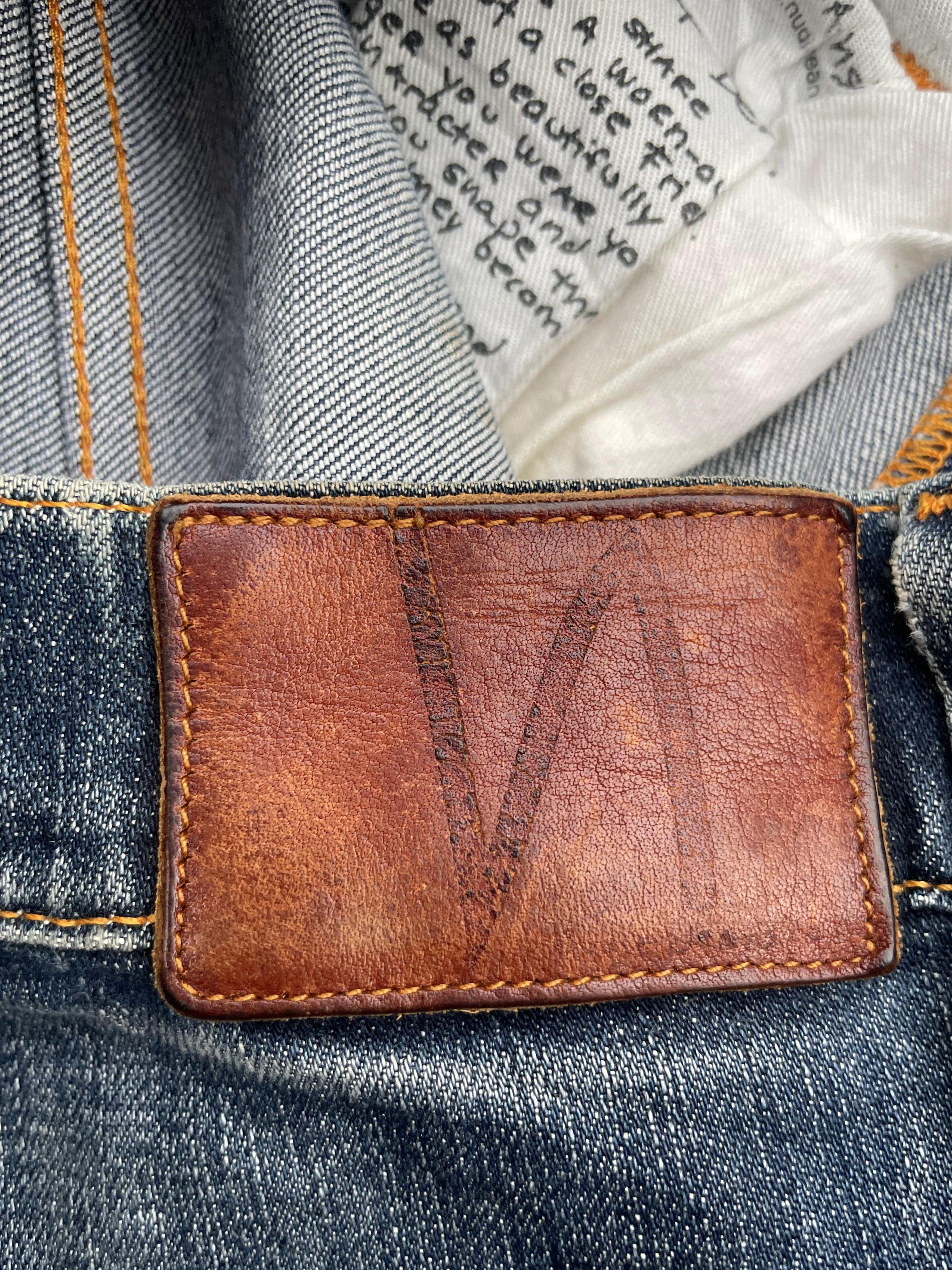 Designer Vintage Nudie Jeans Distresed Denim Size US 30 / EU 46 - 9 Thumbnail
