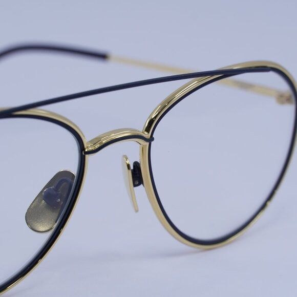 Thom Browne Thom Browne TB109-CGLDNVY53 Eyeglasses Gold 53mm Aviator Size ONE SIZE - 2 Thumbnail