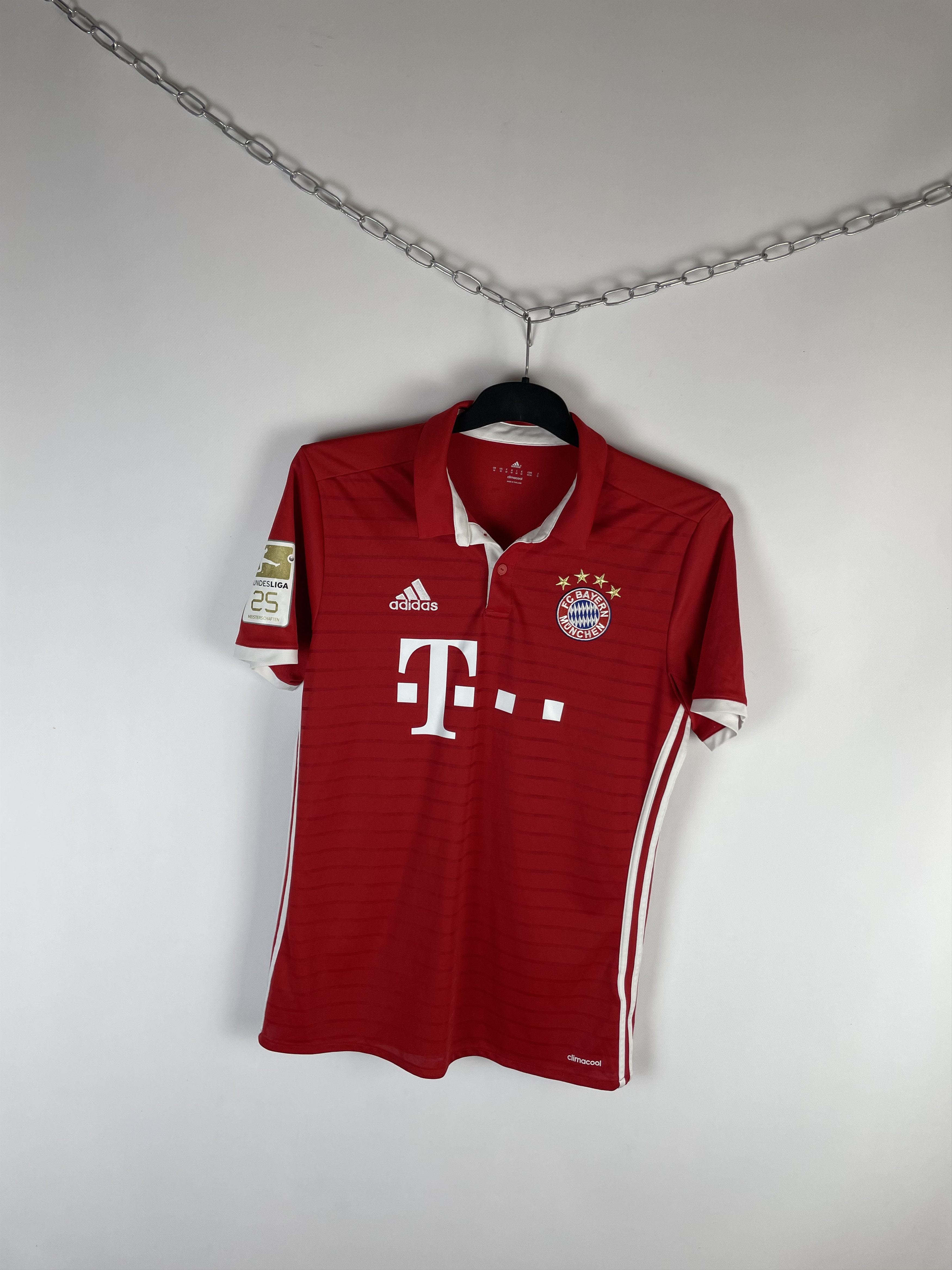 Adidas × Vintage Adidas Bayern Munich Soccer Home Jersey Size US M / EU 48-50 / 2 - 2 Thumbnail