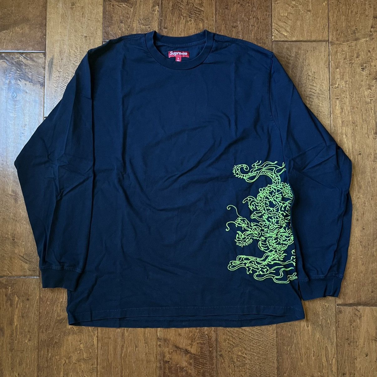 Supreme Supreme Dragon embroidered long sleeve | Grailed