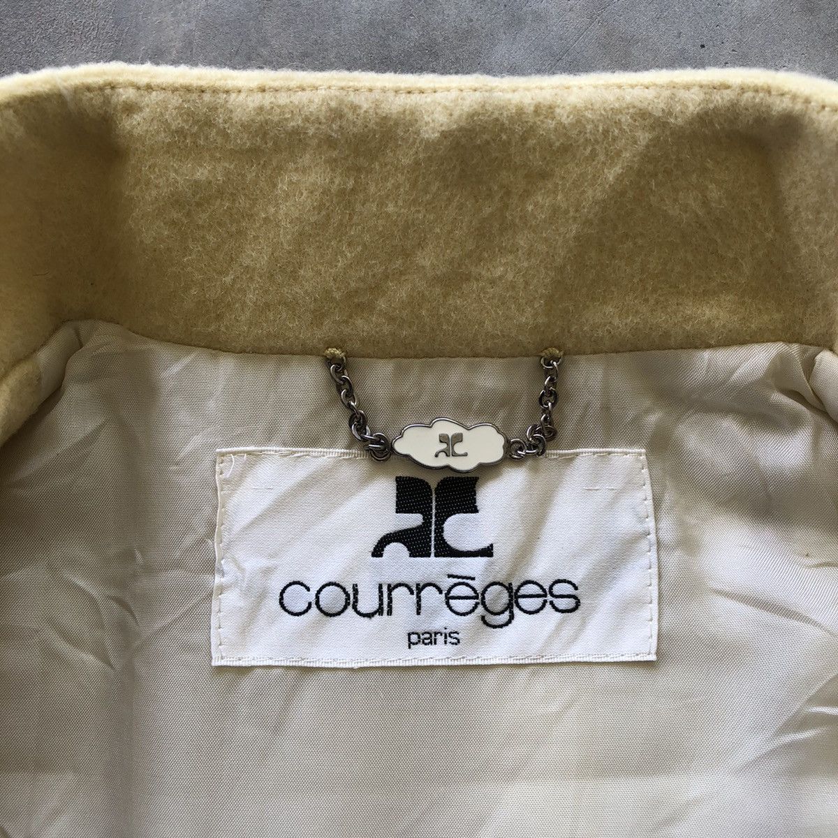 Courreges COURREGES Paris Rare Plaid Wool Button Jacket Size S / US 4 / IT 40 - 6 Thumbnail