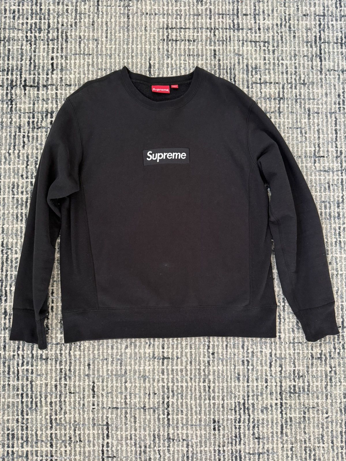 Supreme Supreme Box Logo Crewneck (FW18) Size US L / EU 52-54 / 3 - 1 Thumbnail