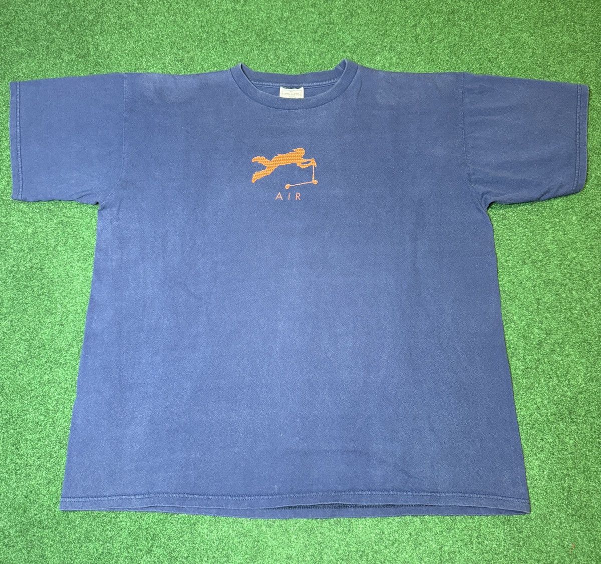 Nike × Vintage Vintage 90s Y2K RARE Nike Air Scooter Skater Grunge T Shirt Size US XL / EU 56 / 4 - 1 Thumbnail