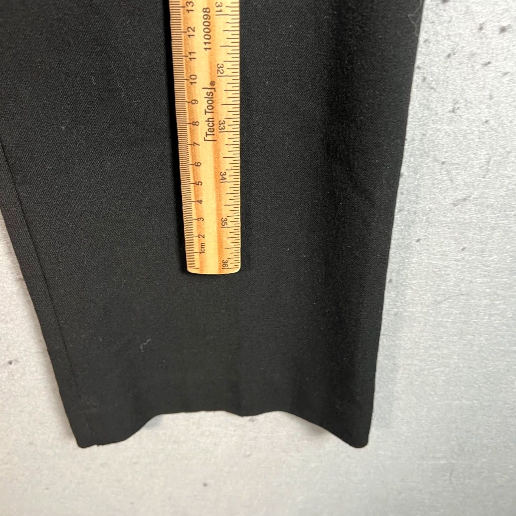 Gap Gap XS Black Elastic Waist Straight Leg Pants Mens Trousers Pleated Dress Pants - Regular Inseam 31in Size US 27 - 6 Thumbnail