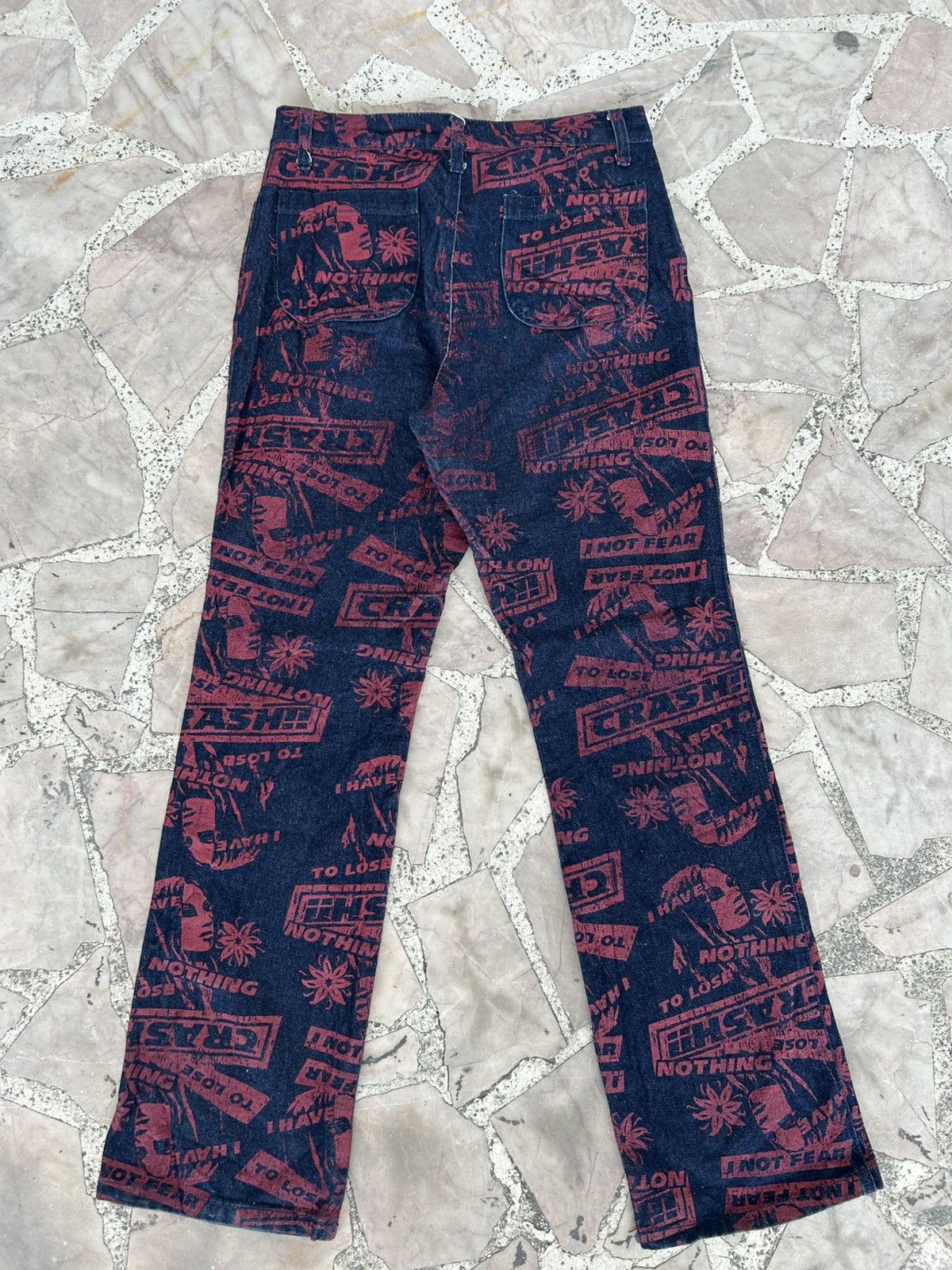 Hysteric Glamour Overprint I have Nothing Denim Size US 28 / EU 44 - 2 Thumbnail