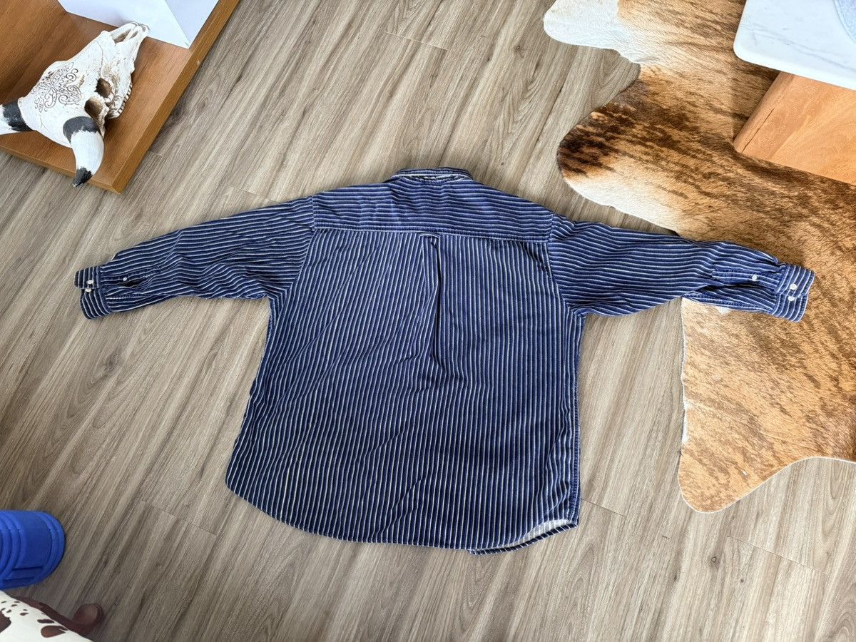 Northwest Territory Vintage 90s Northwest Territory Shirt Blue Stripe 2XL Size US XXL / EU 58 / 5 - 4 Thumbnail