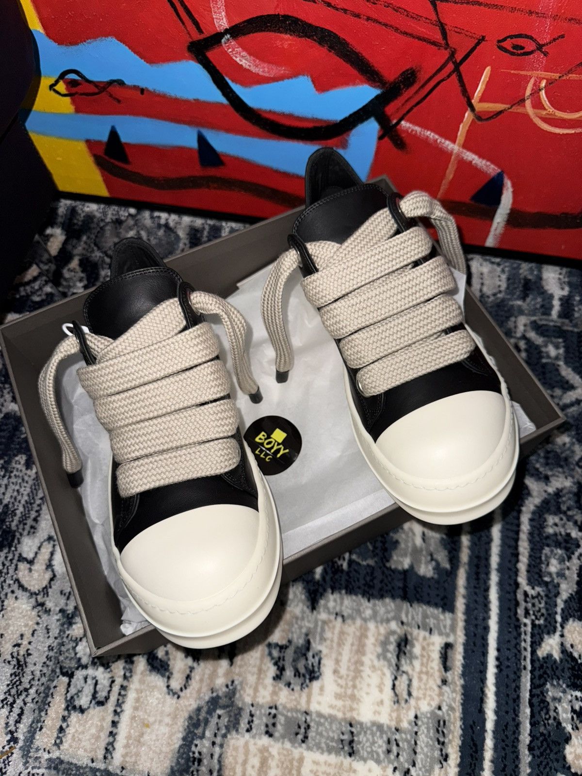 Rick Owens Rick Owen’s jumbo lace sneakers Size US 7 / EU 40 - 4 Thumbnail