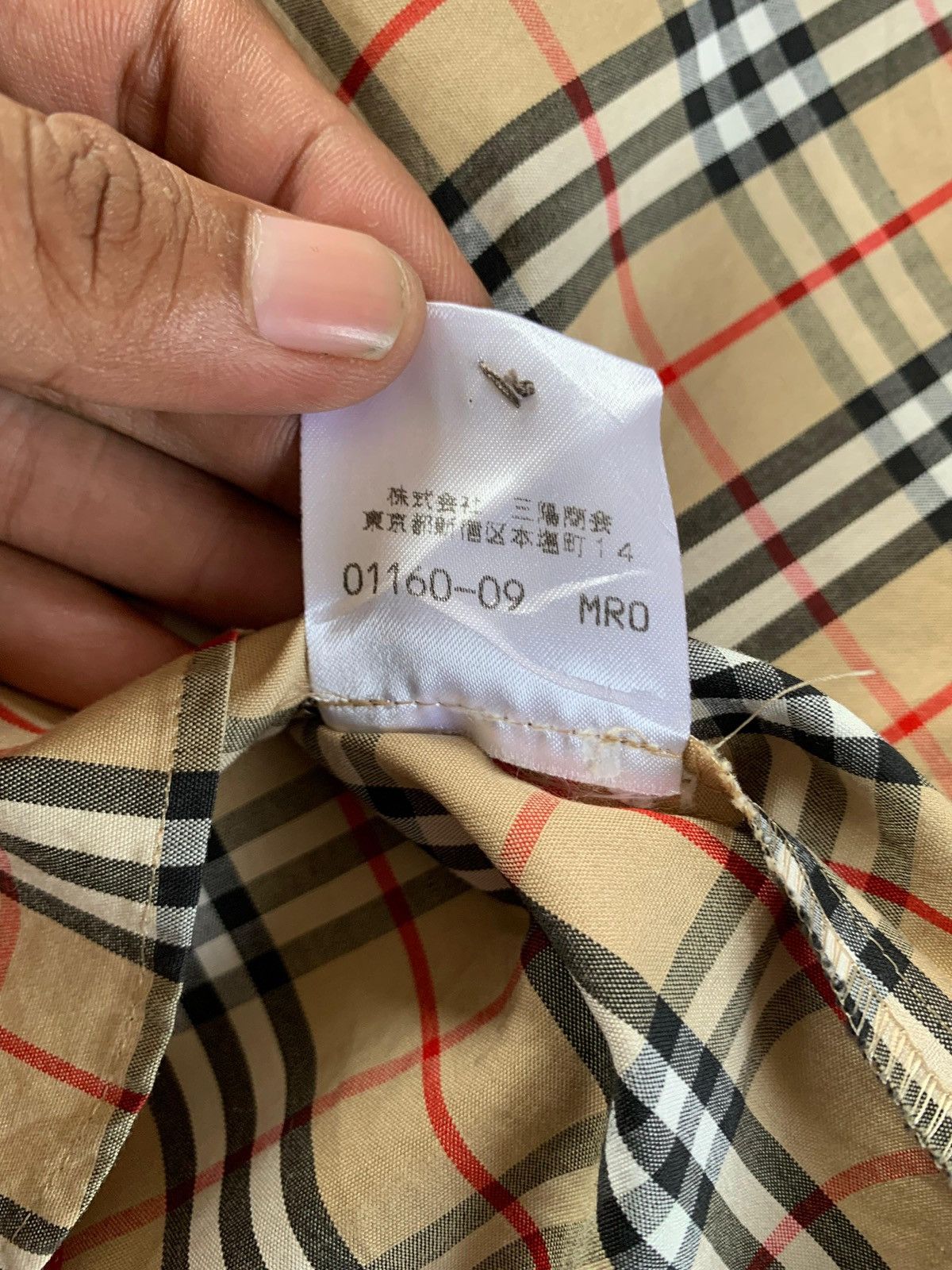 Burberry Vintage Burberrys Nova Check Button Shirt Size S / US 4 / IT 40 - 8 Thumbnail