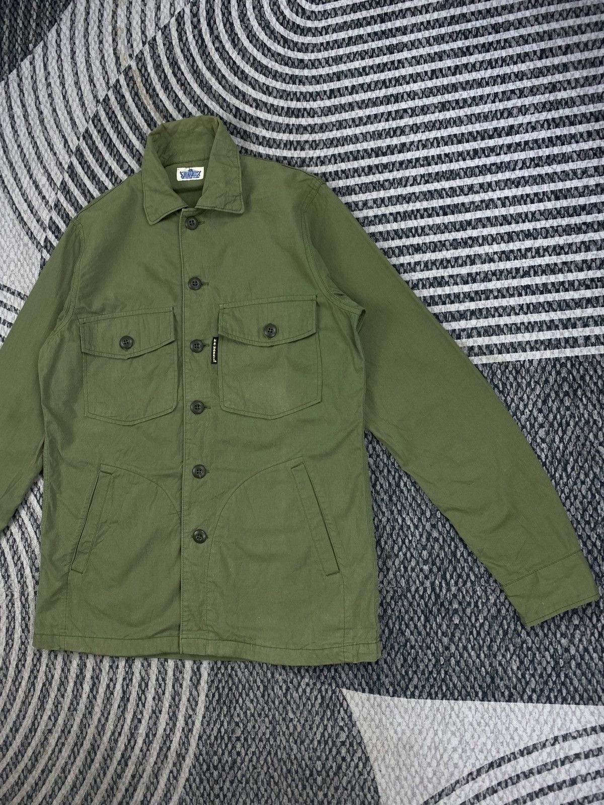Blue Blue Japan Blue Blue Japan HR Market Army Green Style Button Up Shirt Size US M / EU 48-50 / 2 - 4 Thumbnail