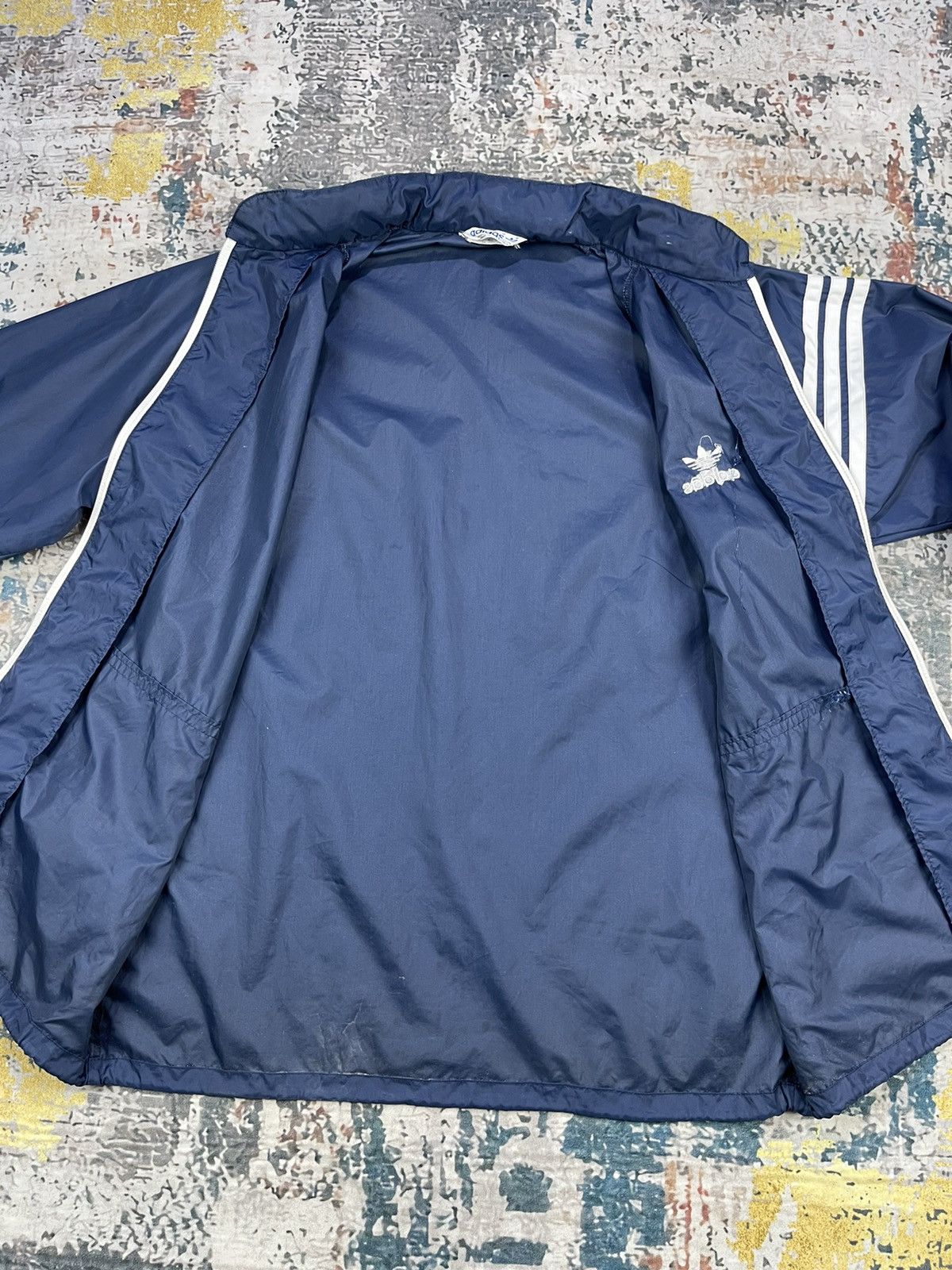 Adidas Vintage Adidas Trifoil Striped Lightweight Windbreaker’s Size US S / EU 44-46 / 1 - 10 Thumbnail