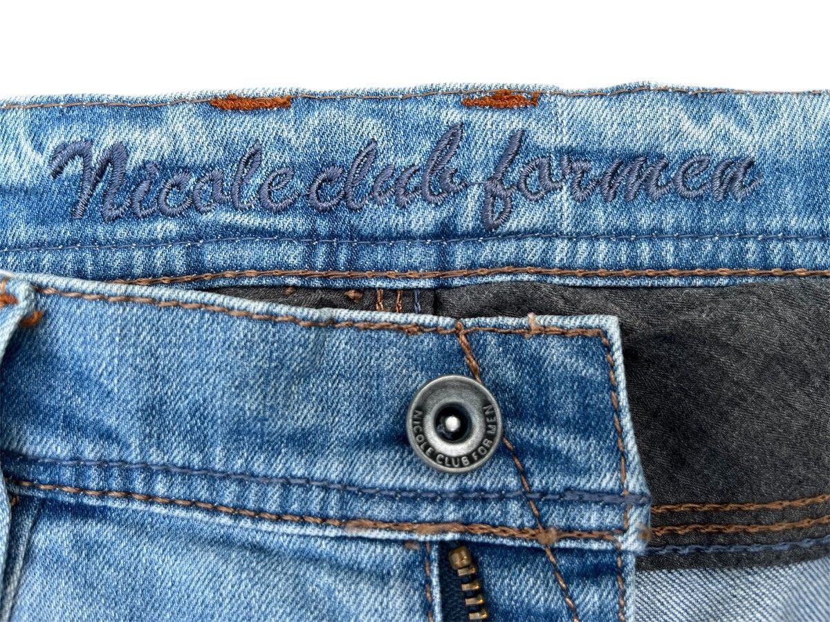 Nicole Club Nicole Club For Men Flare Denim Jeans Y2K Japan Archive Size US 30 / EU 46 - 6 Thumbnail
