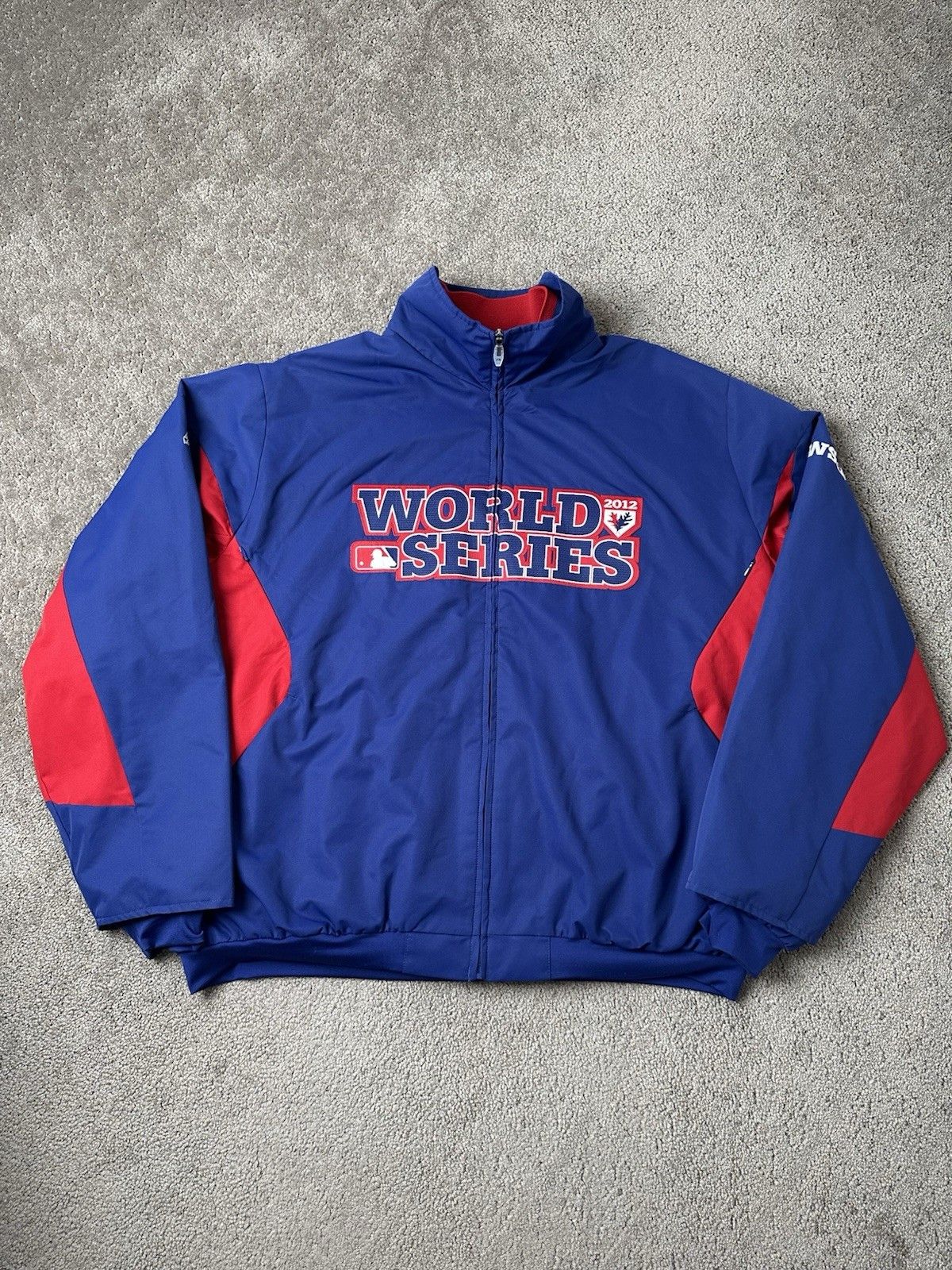 MLB Mens Jacket MLB 2012 World Series Majestic Baseball, Size XL Size US XL / EU 56 / 4 - 1 Thumbnail
