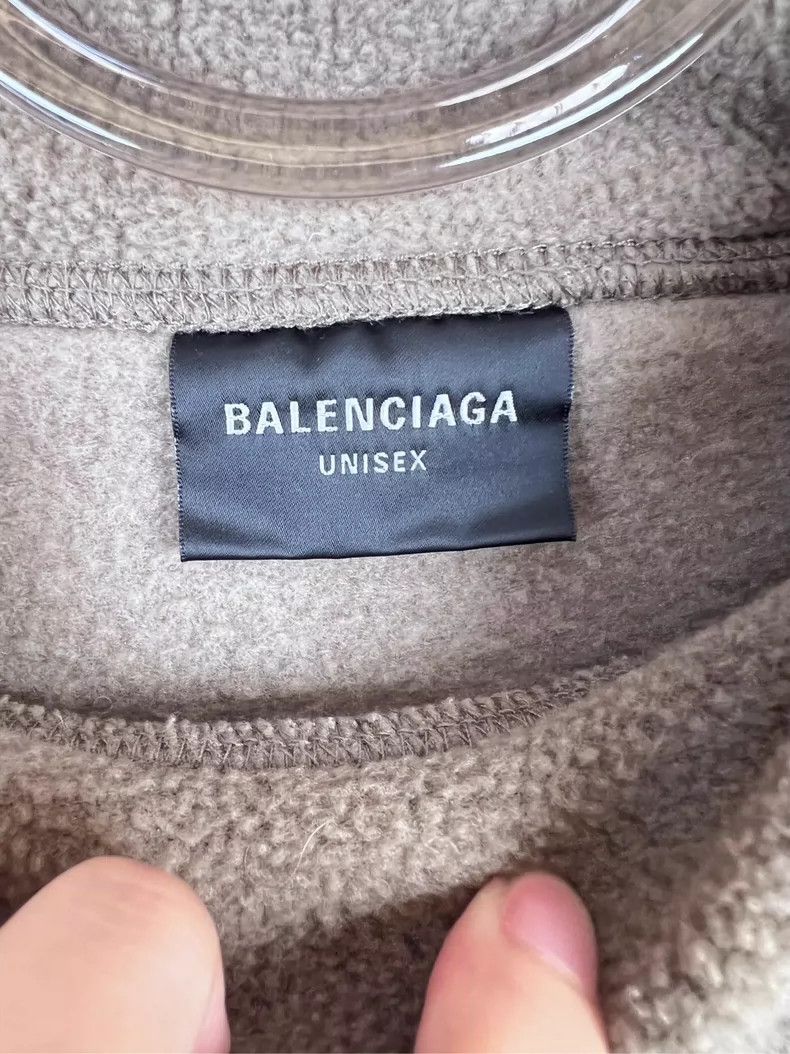 Balenciaga Balenciaga Embroidered monogrammed polar fleece sweatshirt Size US S / EU 44-46 / 1 - 3 Thumbnail