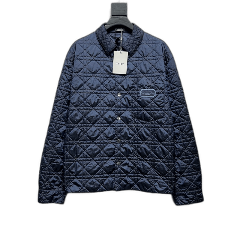Dior Dior Quilted Jacket with Logo Pockets-2506 Size US L / EU 52-54 / 3 - 1 Thumbnail