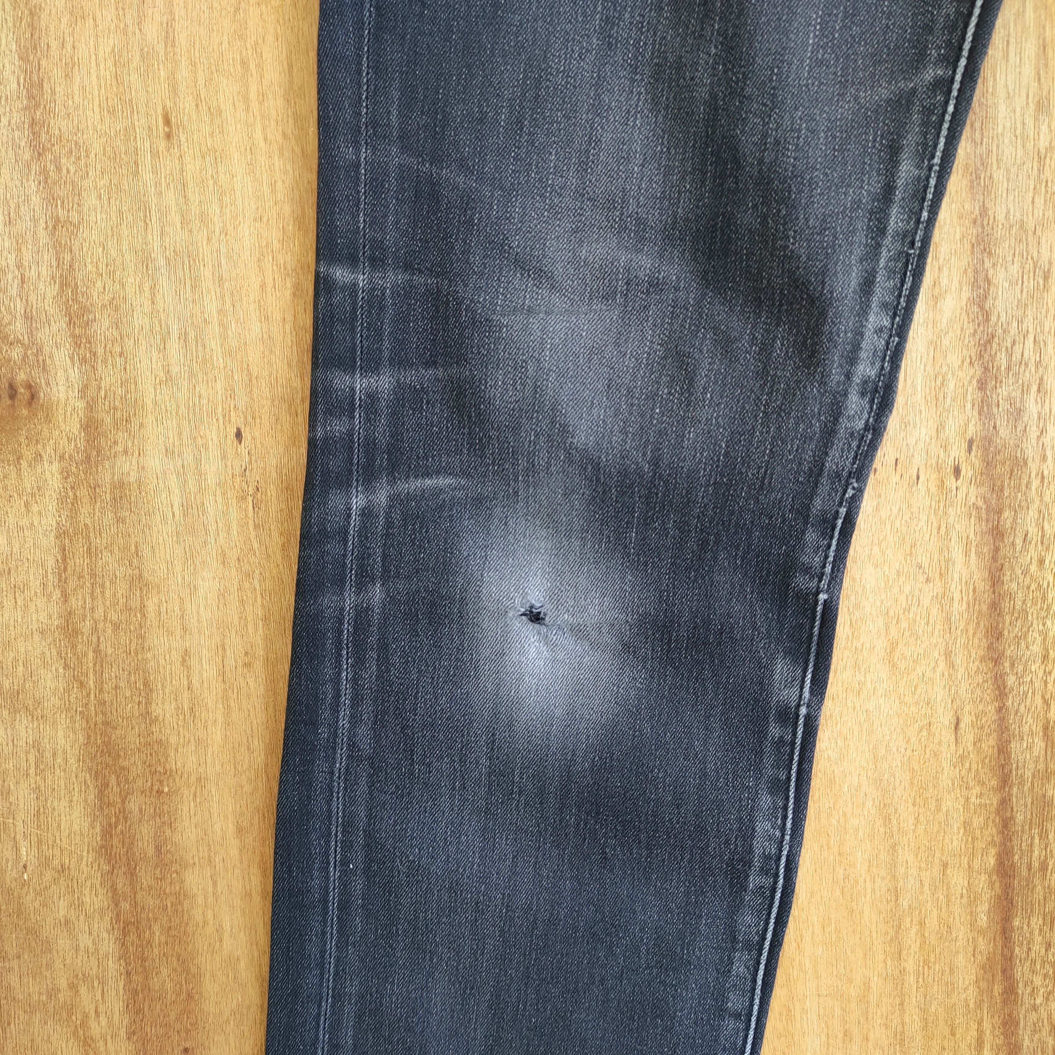 Japanese Brand VINTAGE JAPANESE BRAND BLACK JEAN DENIM PANTS Size US 28 / EU 44 - 4 Thumbnail