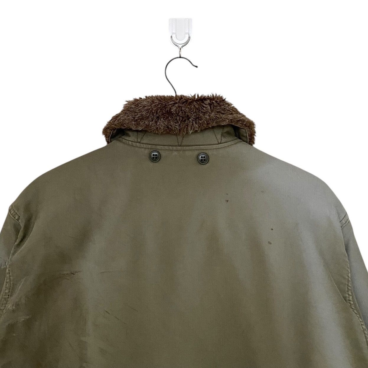 Other Vintage French Navy Deck N-1 Fur Jacket 1970s Size US L / EU 52-54 / 3 - 8 Thumbnail