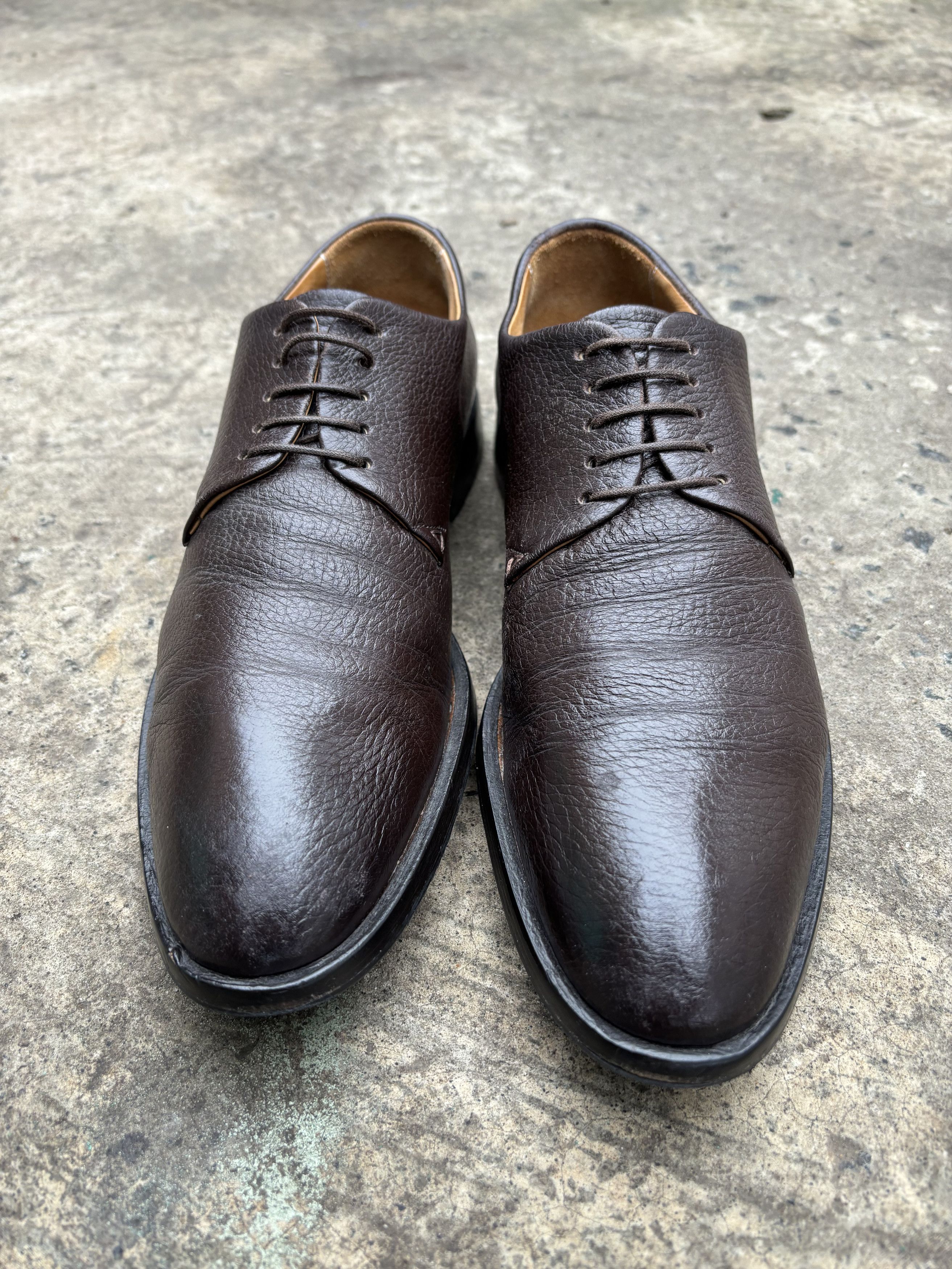 Oliver Sweeney RRP 500$ Oliver Sweeney Campobello Deerskin Bologna Derby Shoes Size US 9.5 / EU 42-43 - 2 Thumbnail