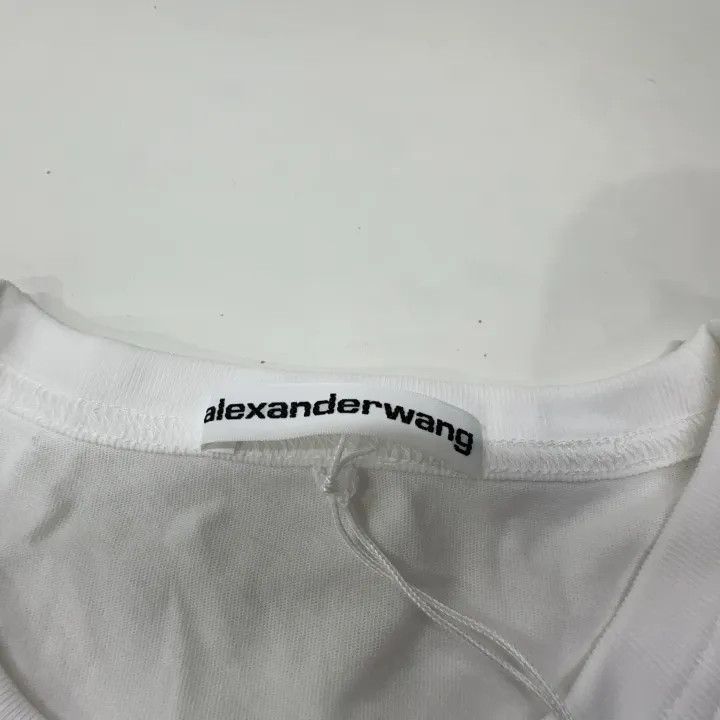 Alexander Wang Alexander Wang White Graphic Short Sleeve T-Shirt - Size XS / US 0-2 / IT 36-38 - 6 Thumbnail