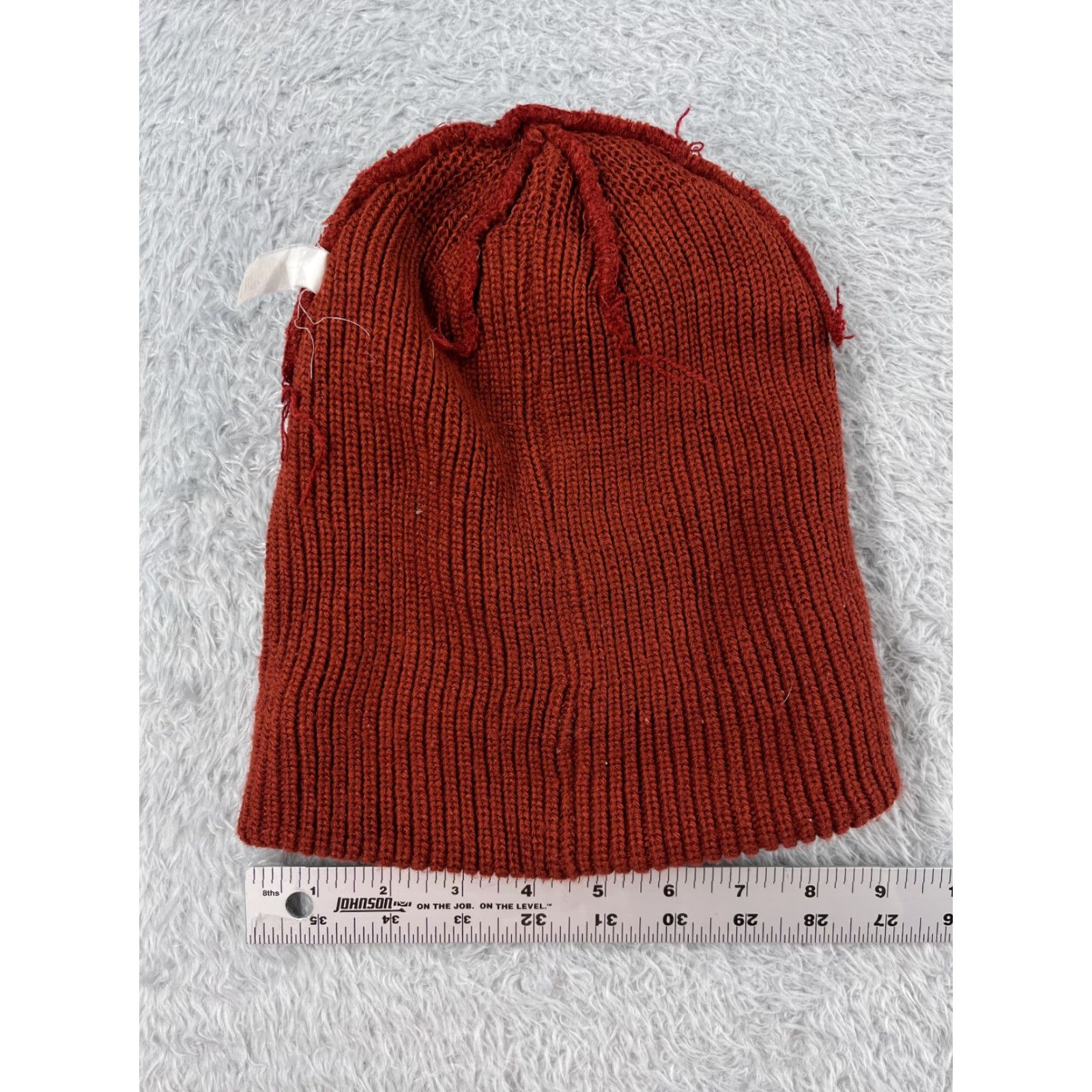 Habitat CG Habitats Beanie Toque Adult One Size Red Knit Acrylic Snow Ski Size ONE SIZE - 7 Thumbnail