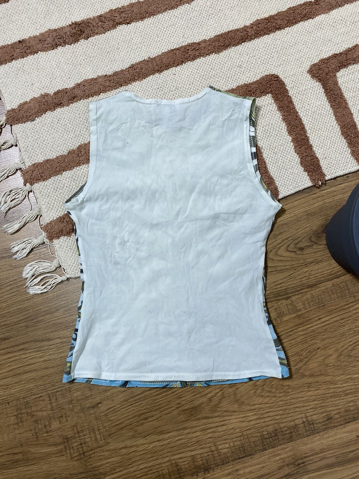 Vintage VINTAGE MORGAN TRYBLE HEARTS STRETCHED TANK TOP Size S / US 4 / IT 40 - 6 Thumbnail