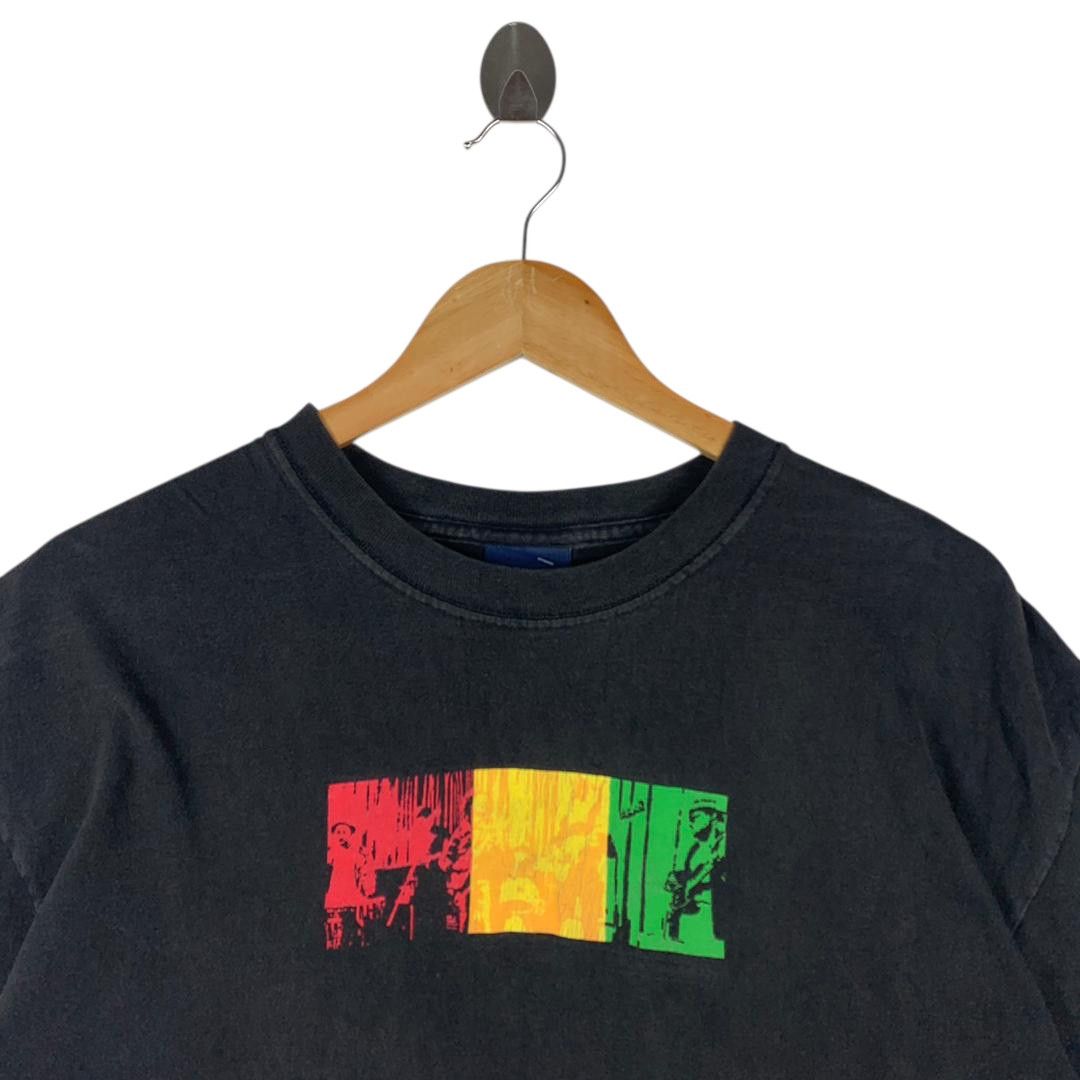 Vintage Vintage 90s BASEMENT skateboard OG design tee Size US L / EU 52-54 / 3 - 2 Thumbnail