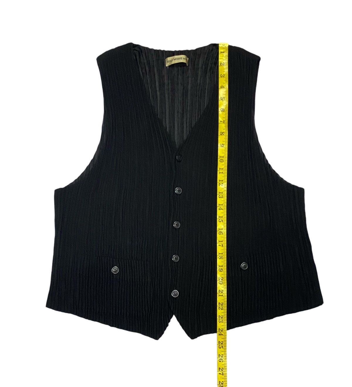Issey Miyake 🔥Issey Miyake Men Pleated Button Ups Vest Size US M / EU 48-50 / 2 - 12 Thumbnail