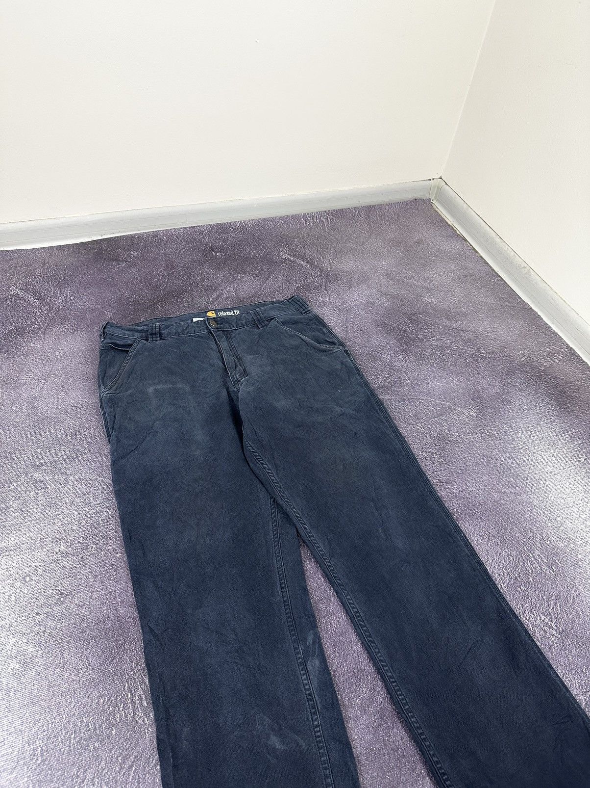 Carhartt Vintage Carhartt Faded Carpenter Opium Baggy USA Work Pants Size US 34 / EU 50 - 13 Thumbnail