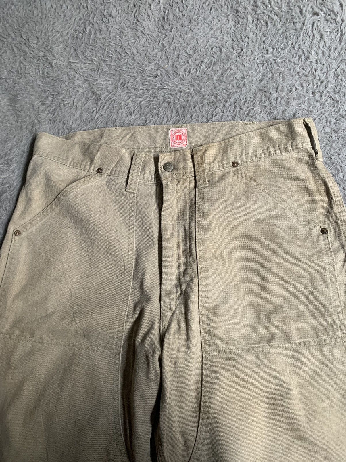 Japanese Brand Vintage Edwin 101 Double Knee Short Pants Size US 32 / EU 48 - 2 Thumbnail